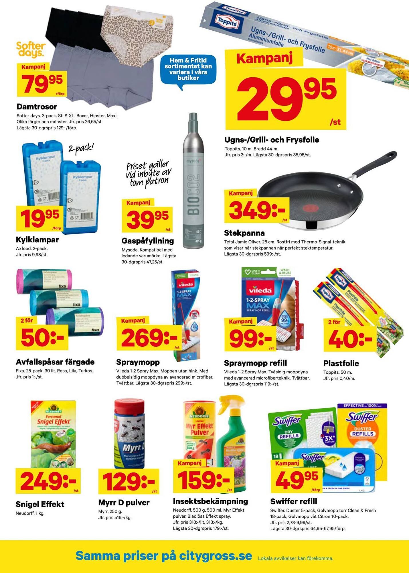 City Gross reklamblad