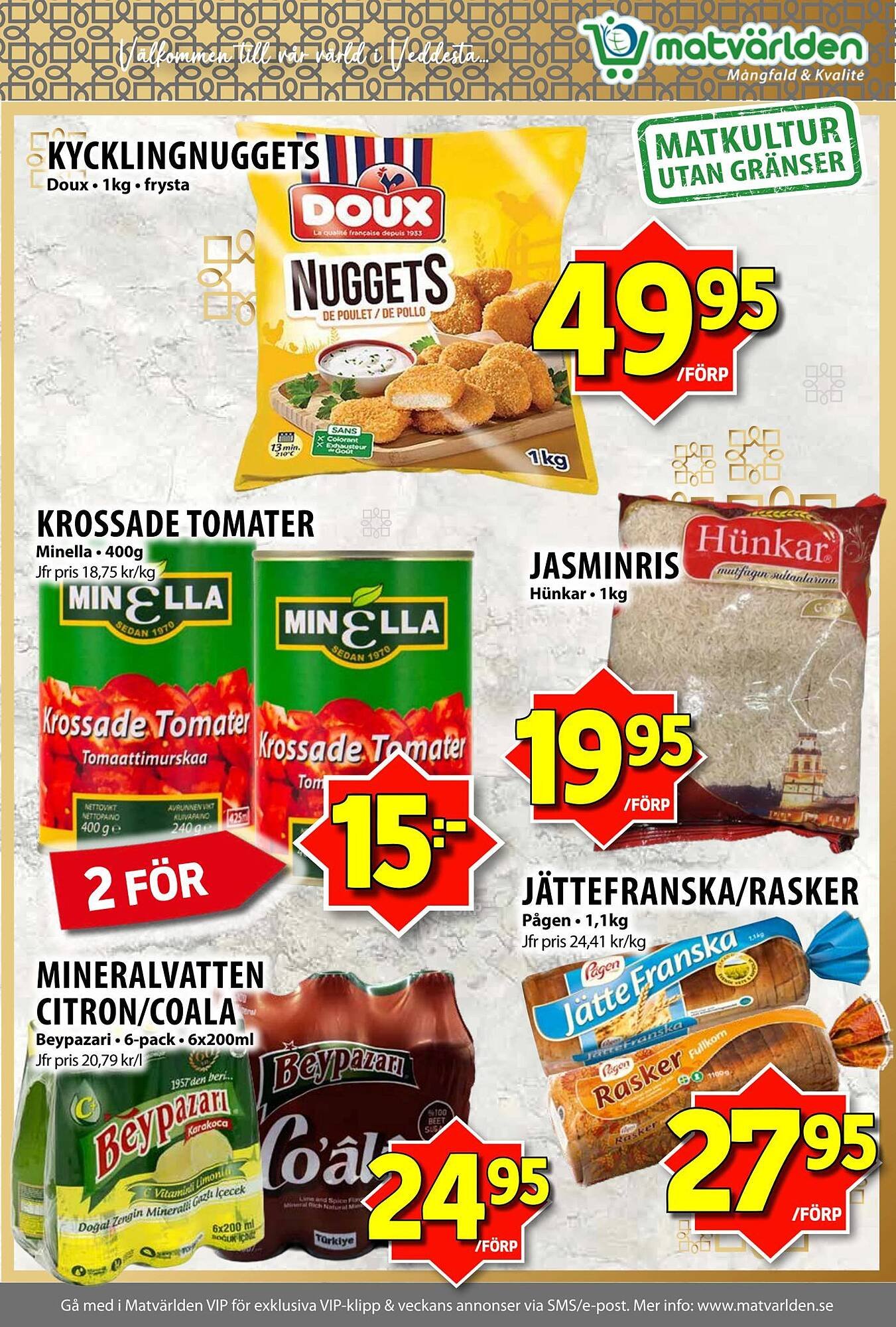 Matvärlden Tensta reklamblad