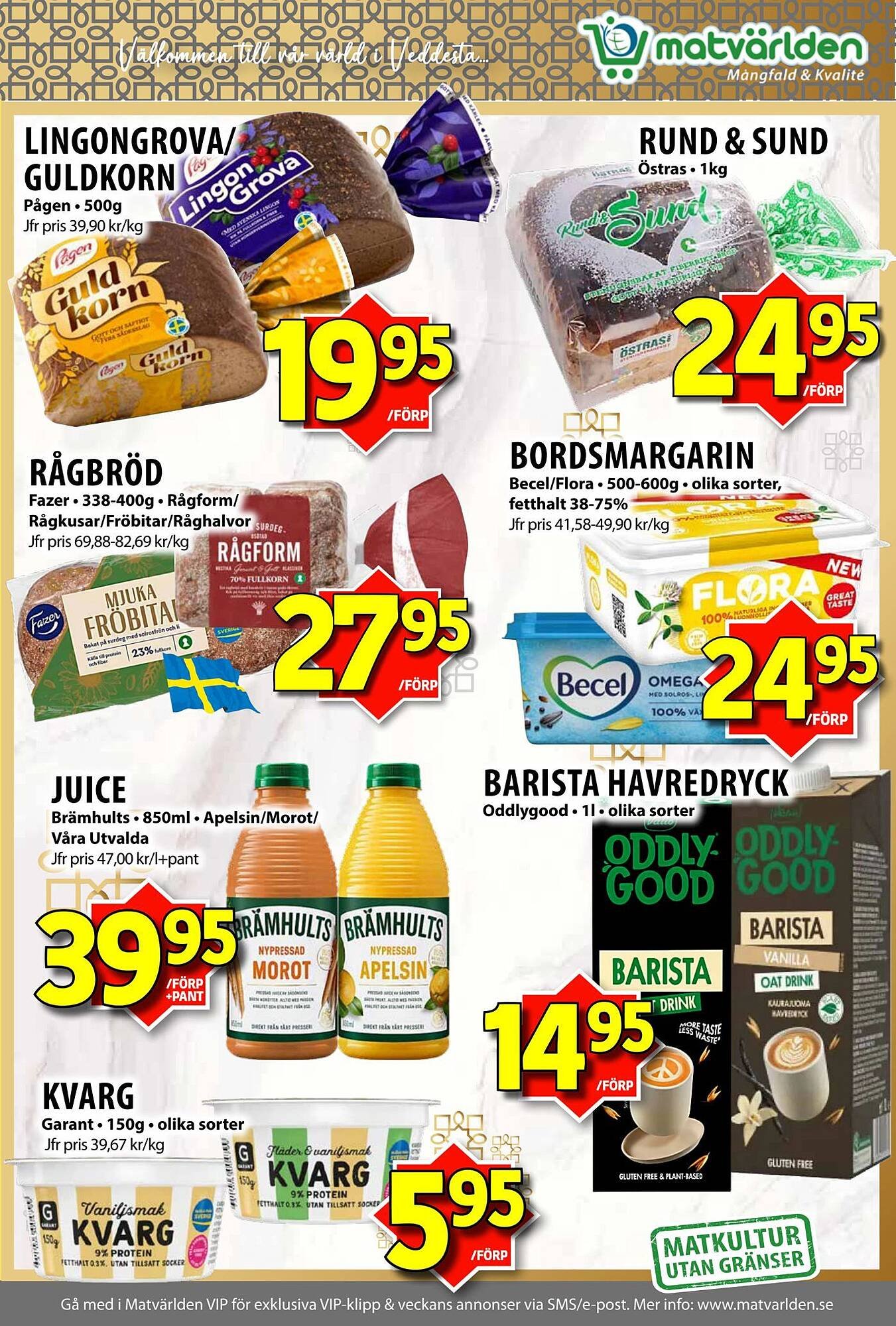 Matvärlden Tensta reklamblad
