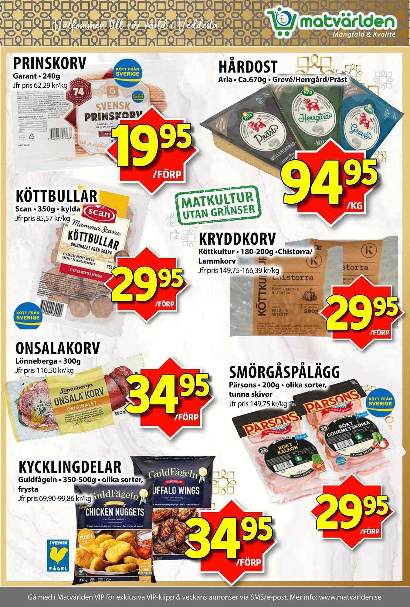 Matvärlden Tensta reklamblad