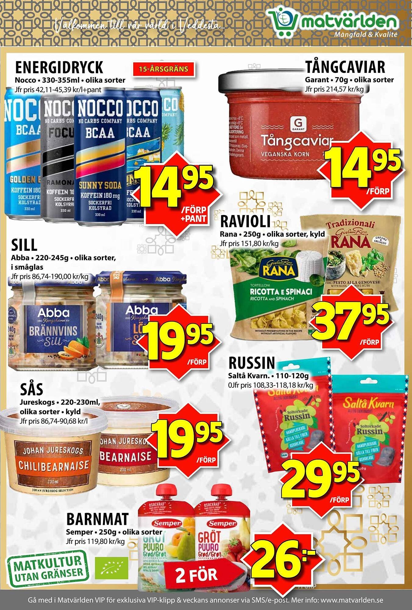 Matvärlden Tensta reklamblad