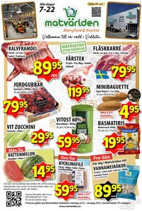 Matvärlden Tensta reklamblad