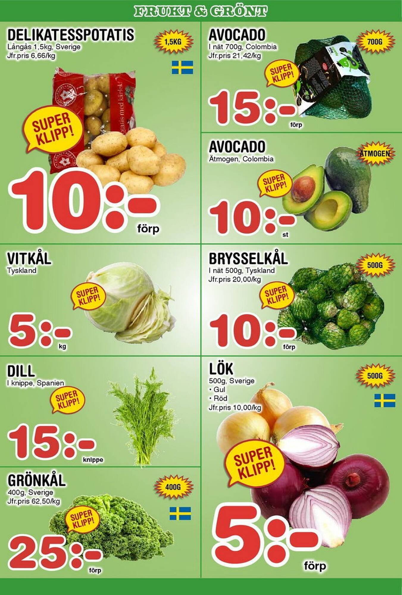 Nya Pulsen reklamblad