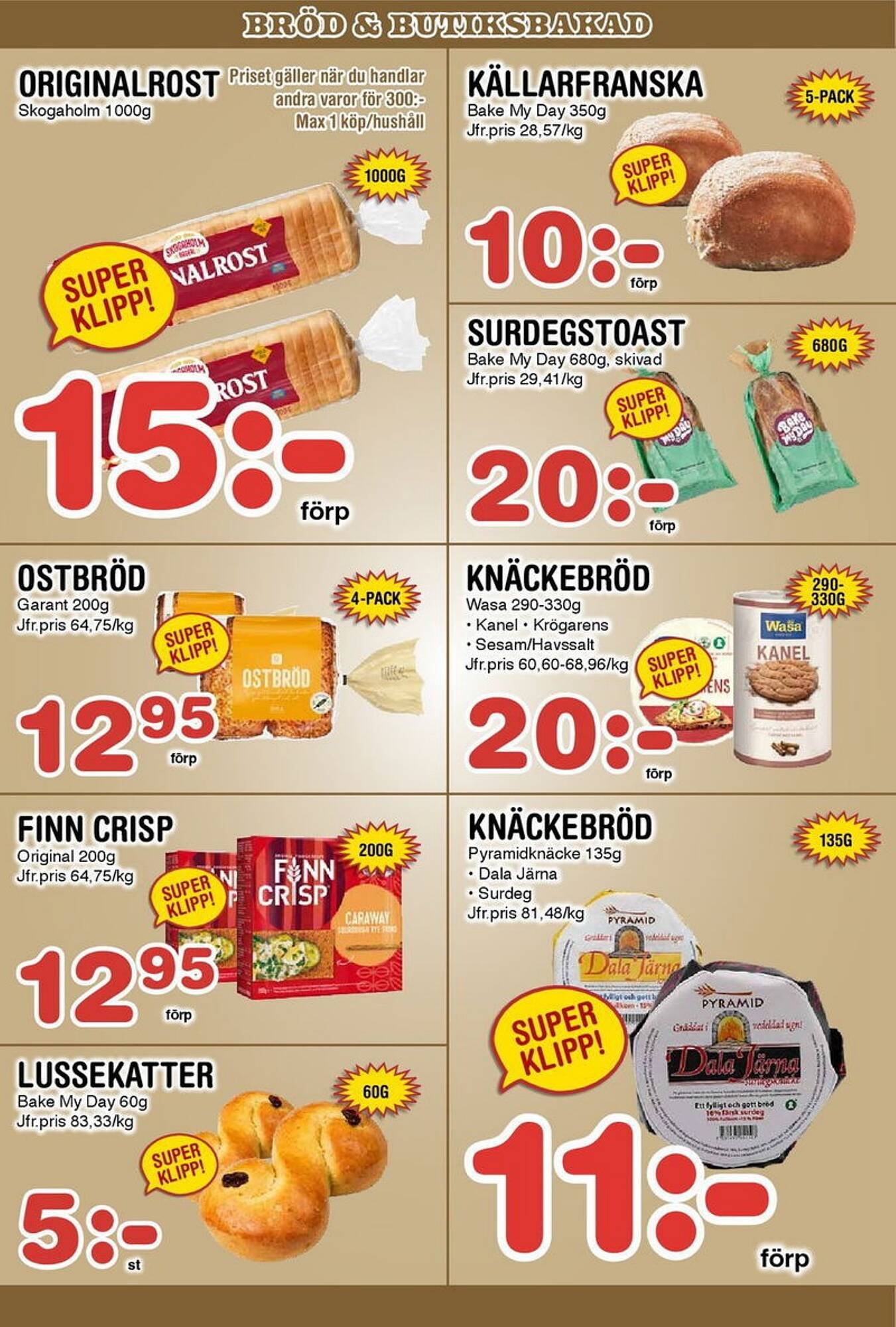 Nya Pulsen reklamblad