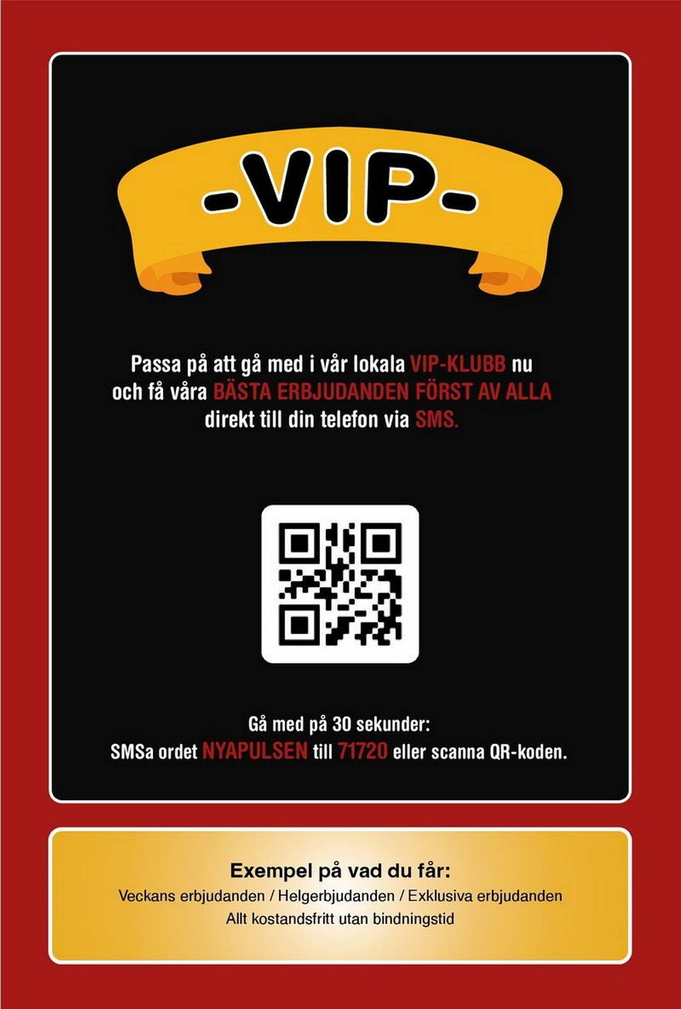 Nya Pulsen reklamblad