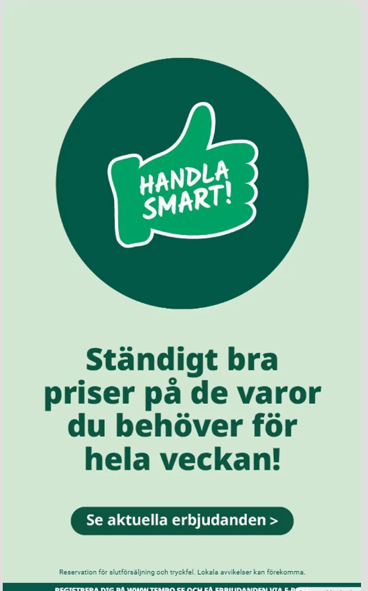 Tempo reklamblad