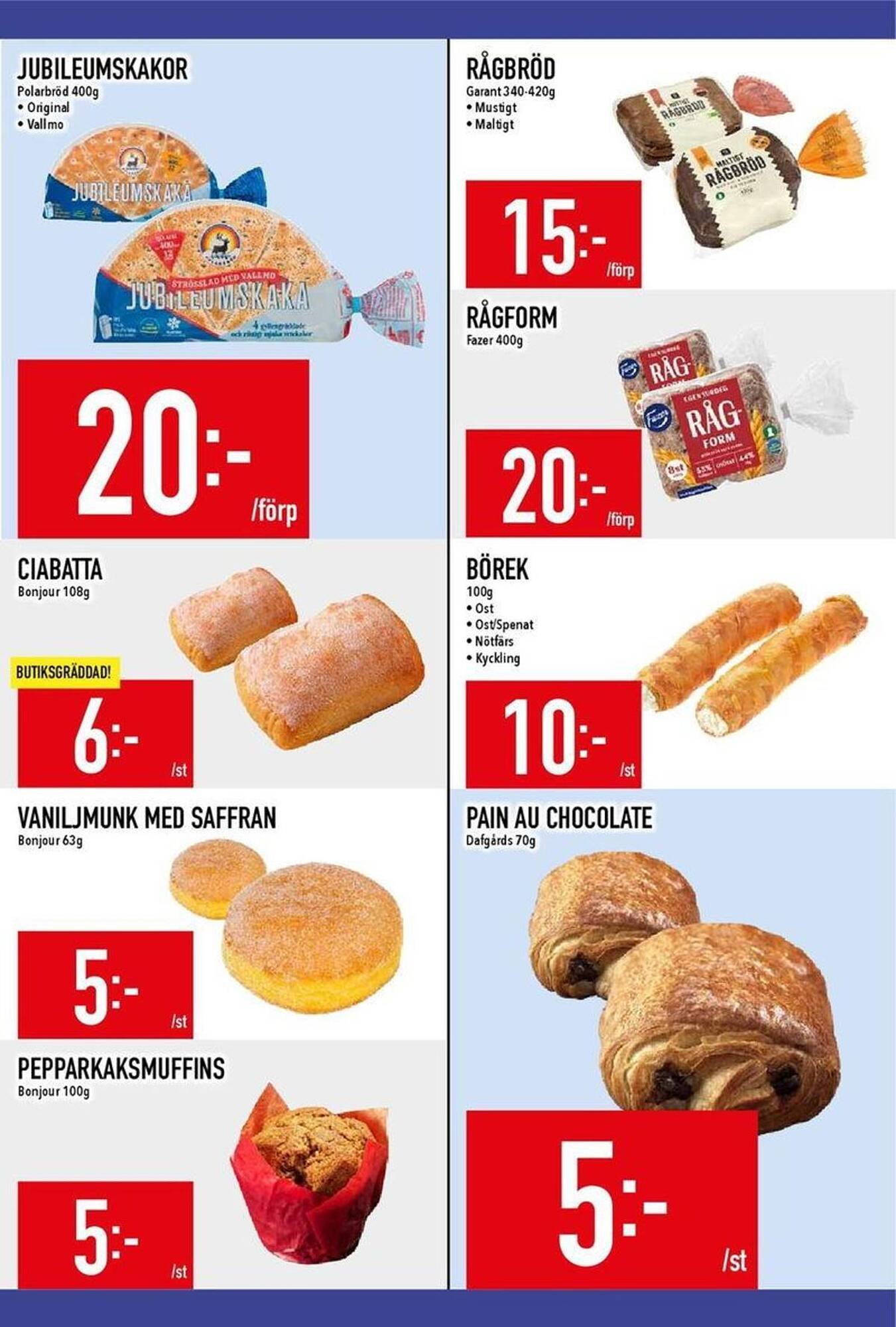 Matdax reklamblad