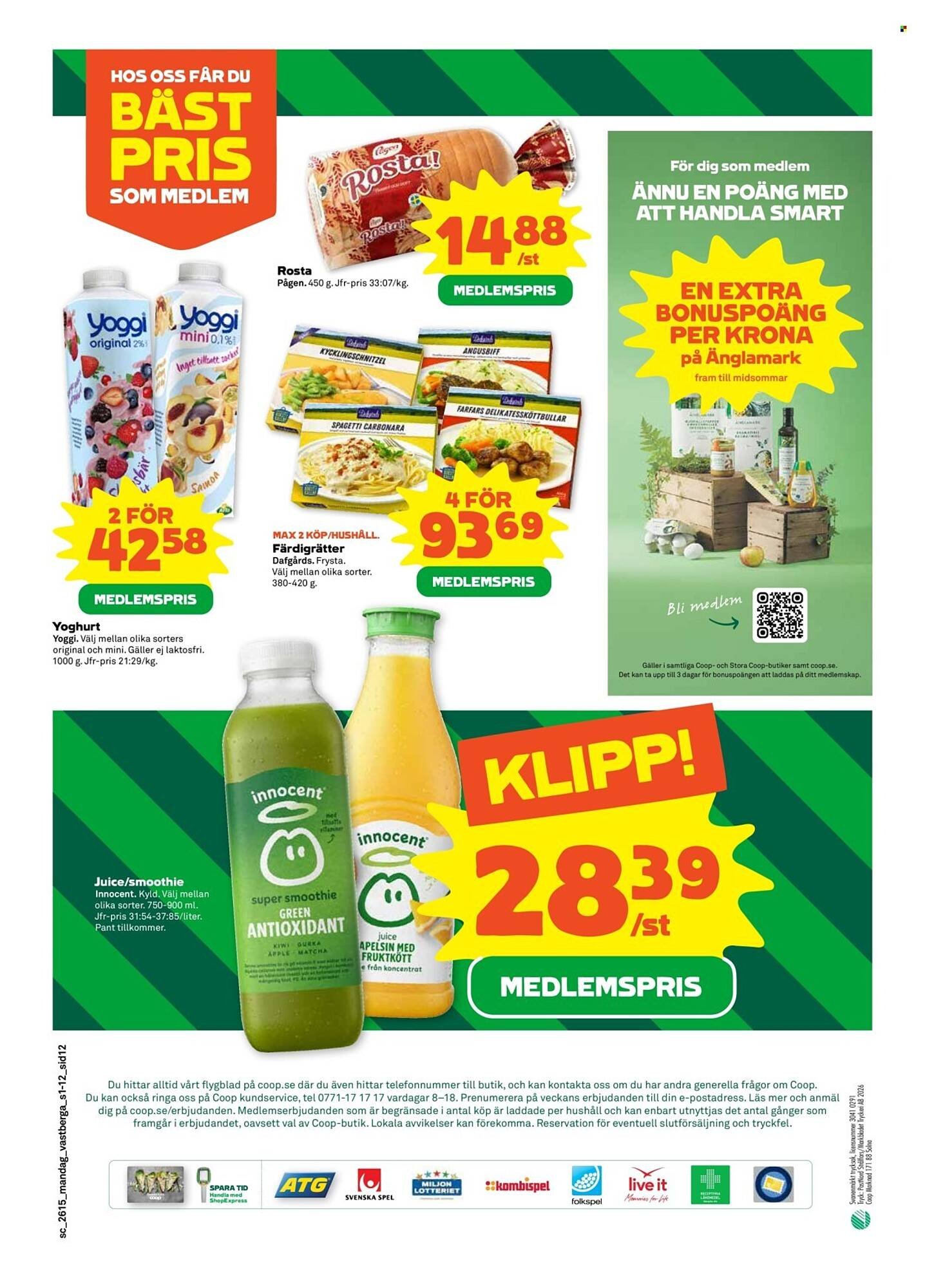 Coop reklamblad