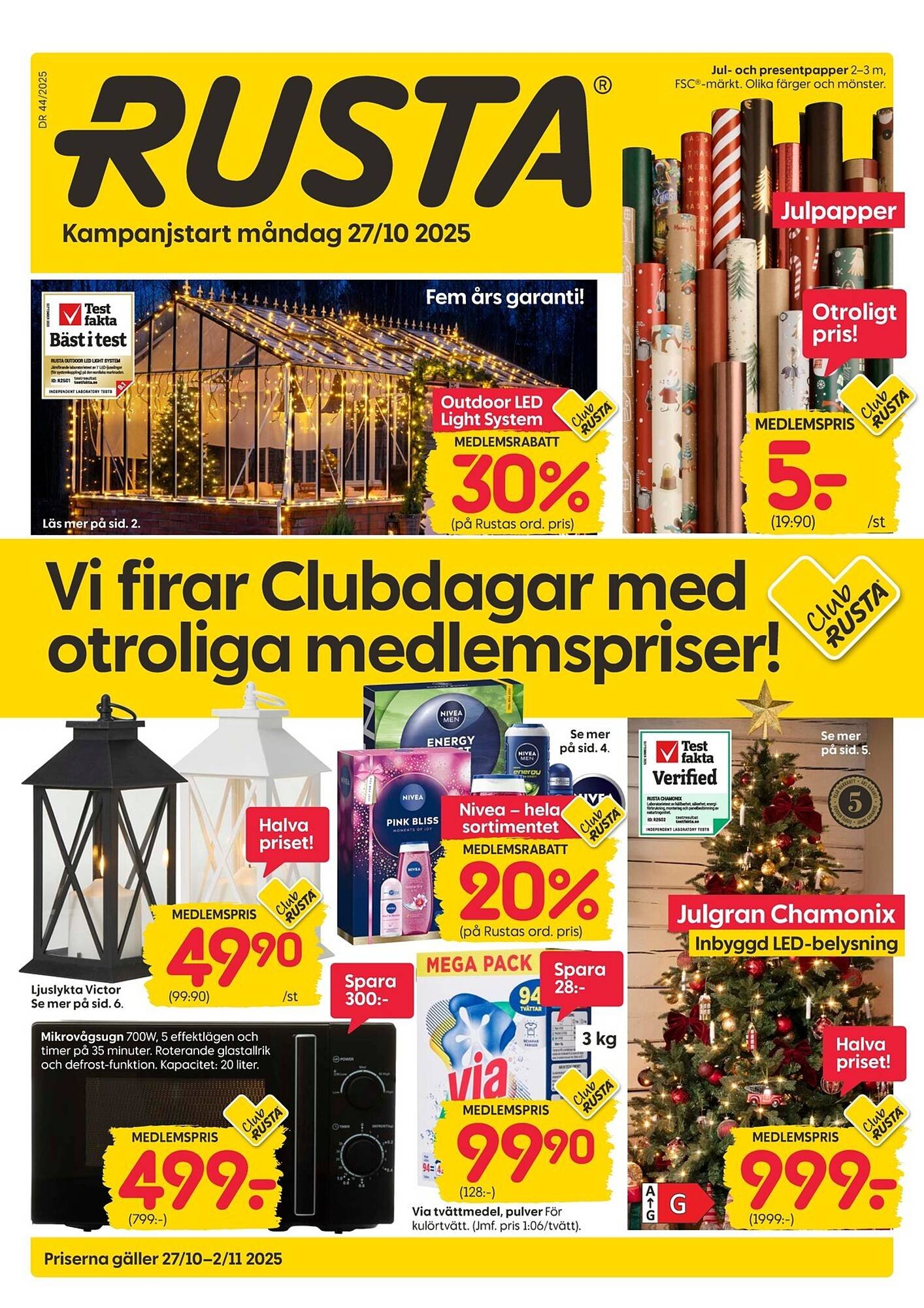Rusta reklamblad (2025-10-27 - 2025-11-02)