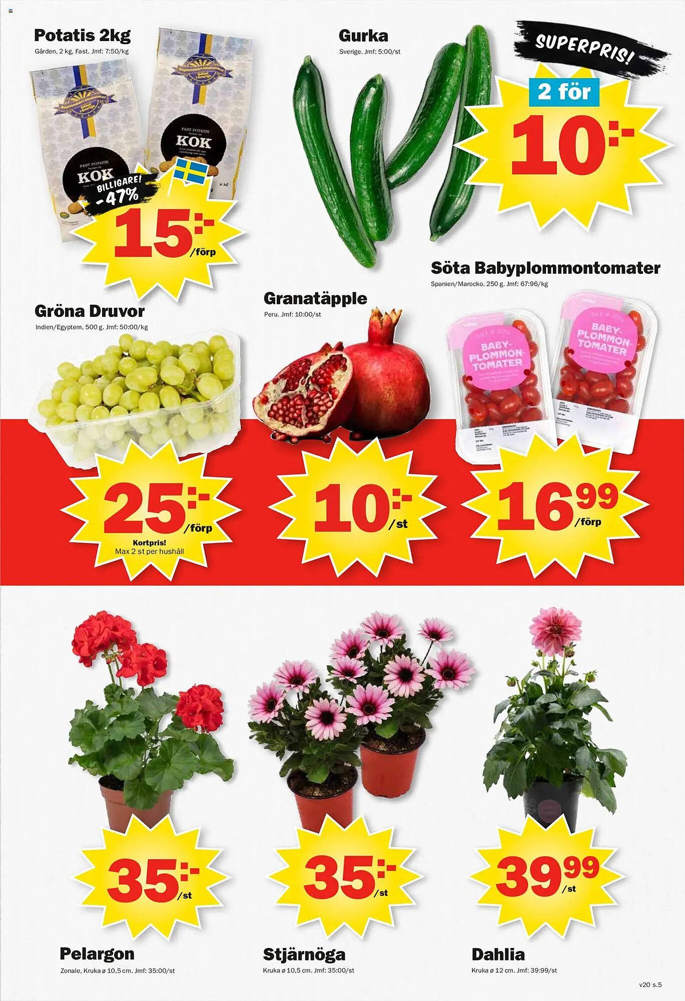 Pekås reklamblad