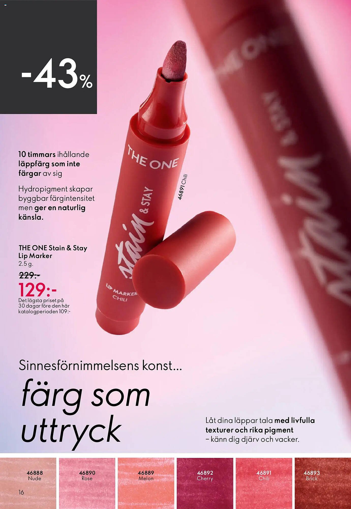 Oriflame reklamblad