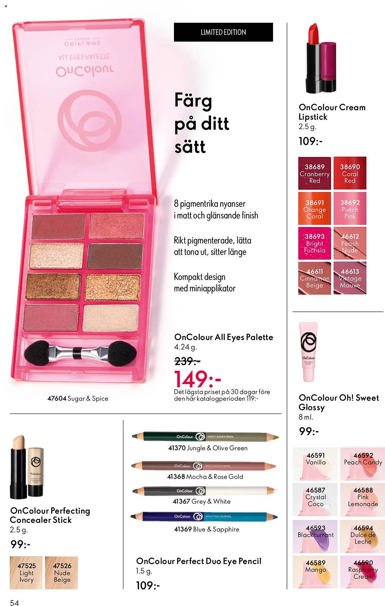 Oriflame reklamblad