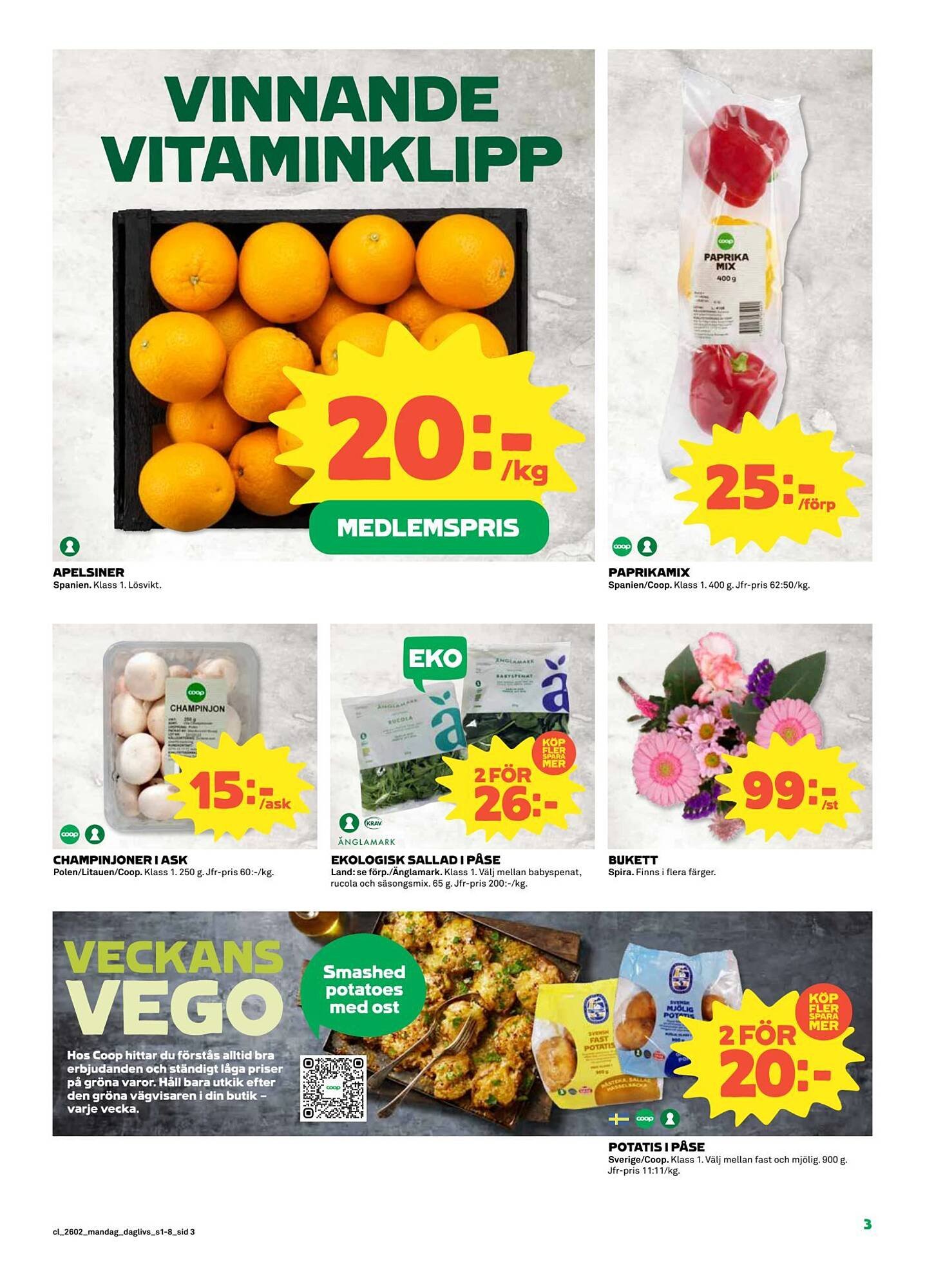 Coop Daglivs reklamblad