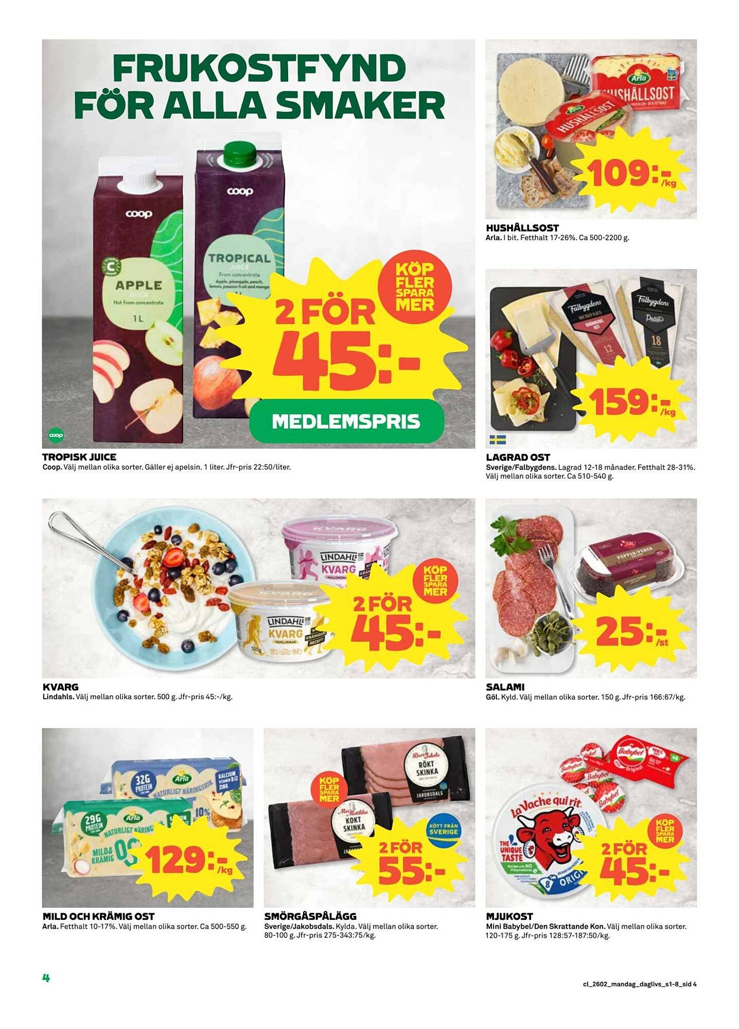 Coop Daglivs reklamblad