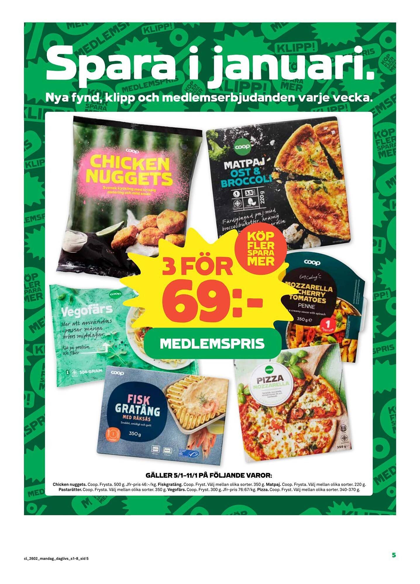 Coop Daglivs reklamblad