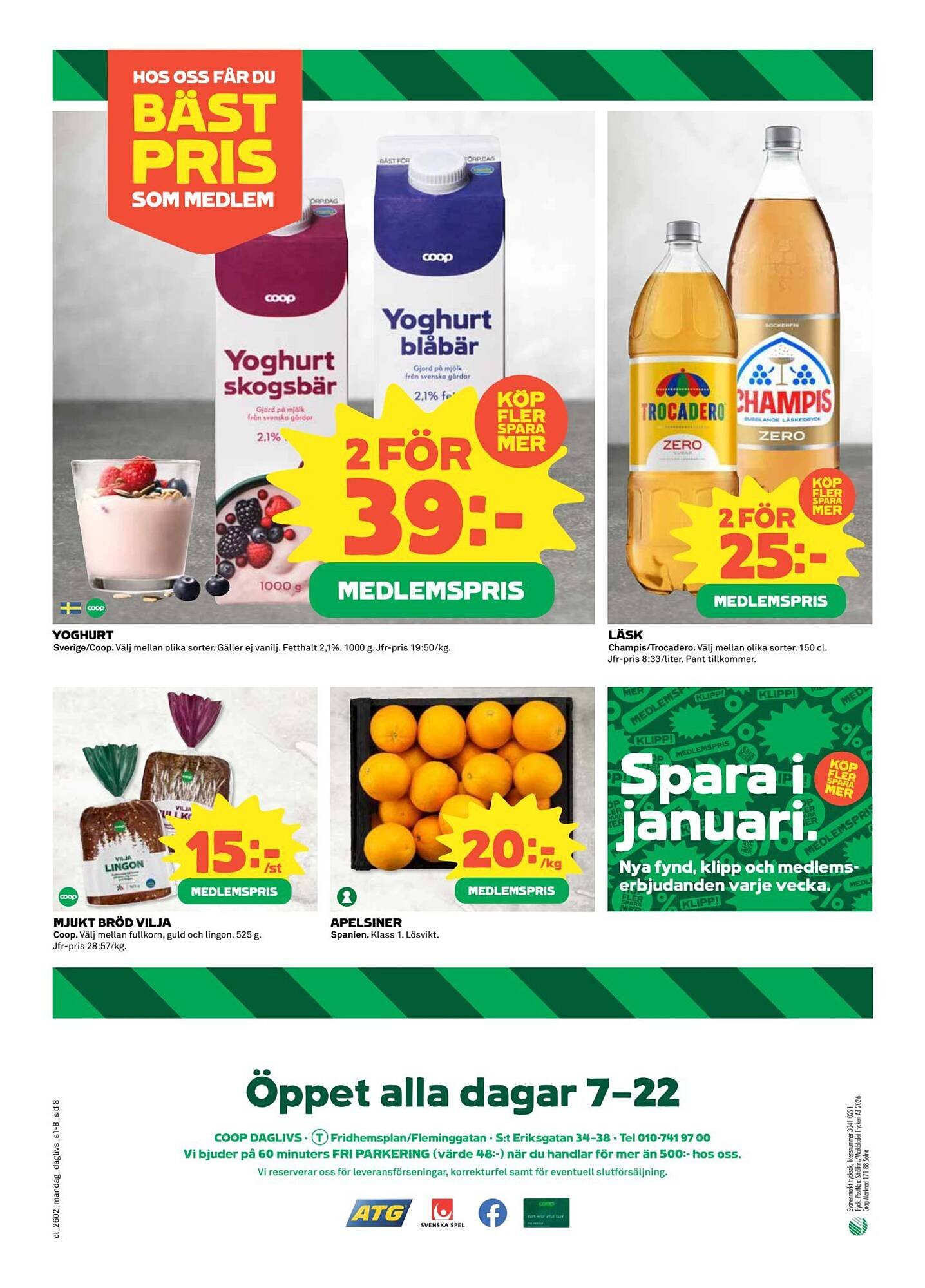 Coop Daglivs reklamblad
