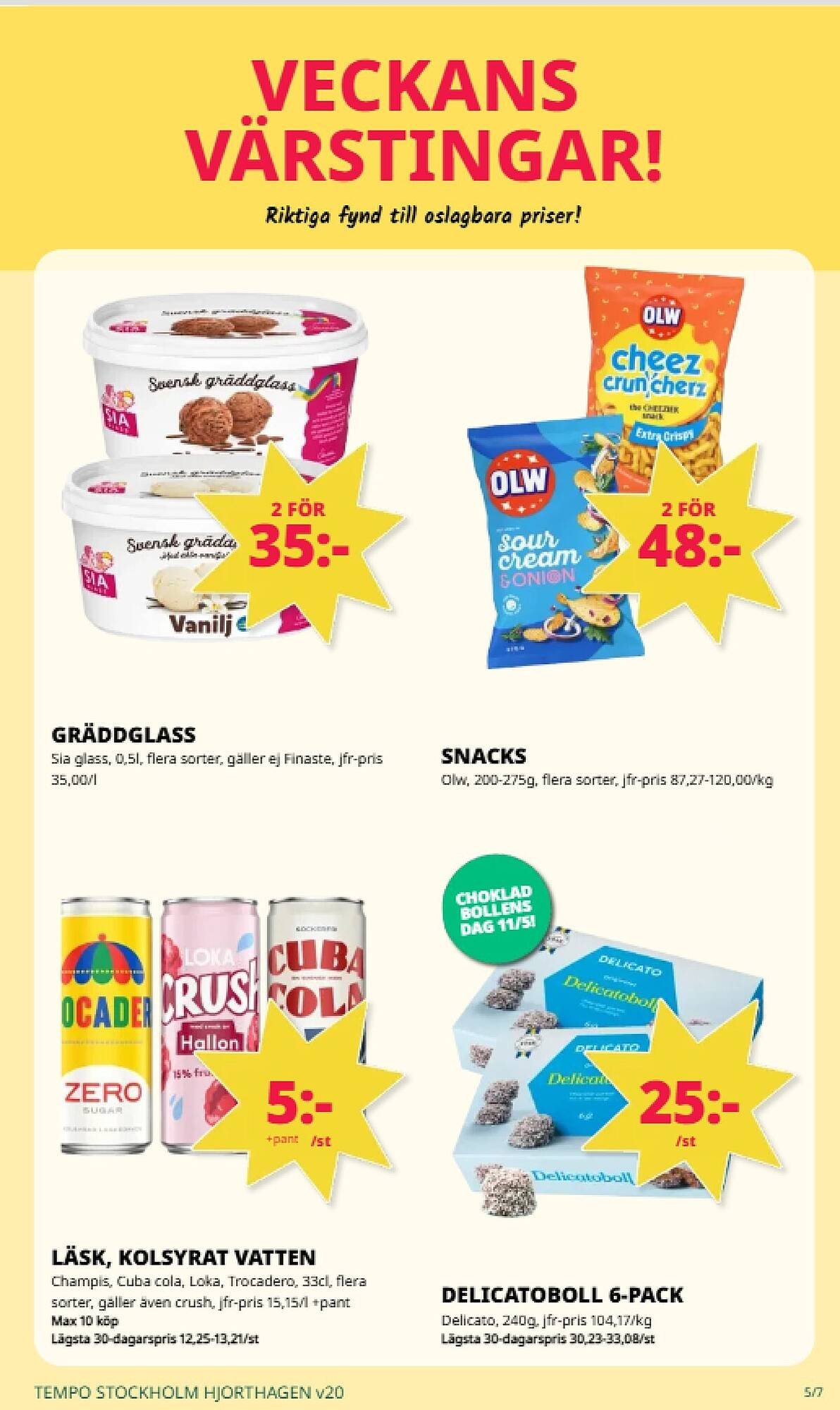 Tempo reklamblad