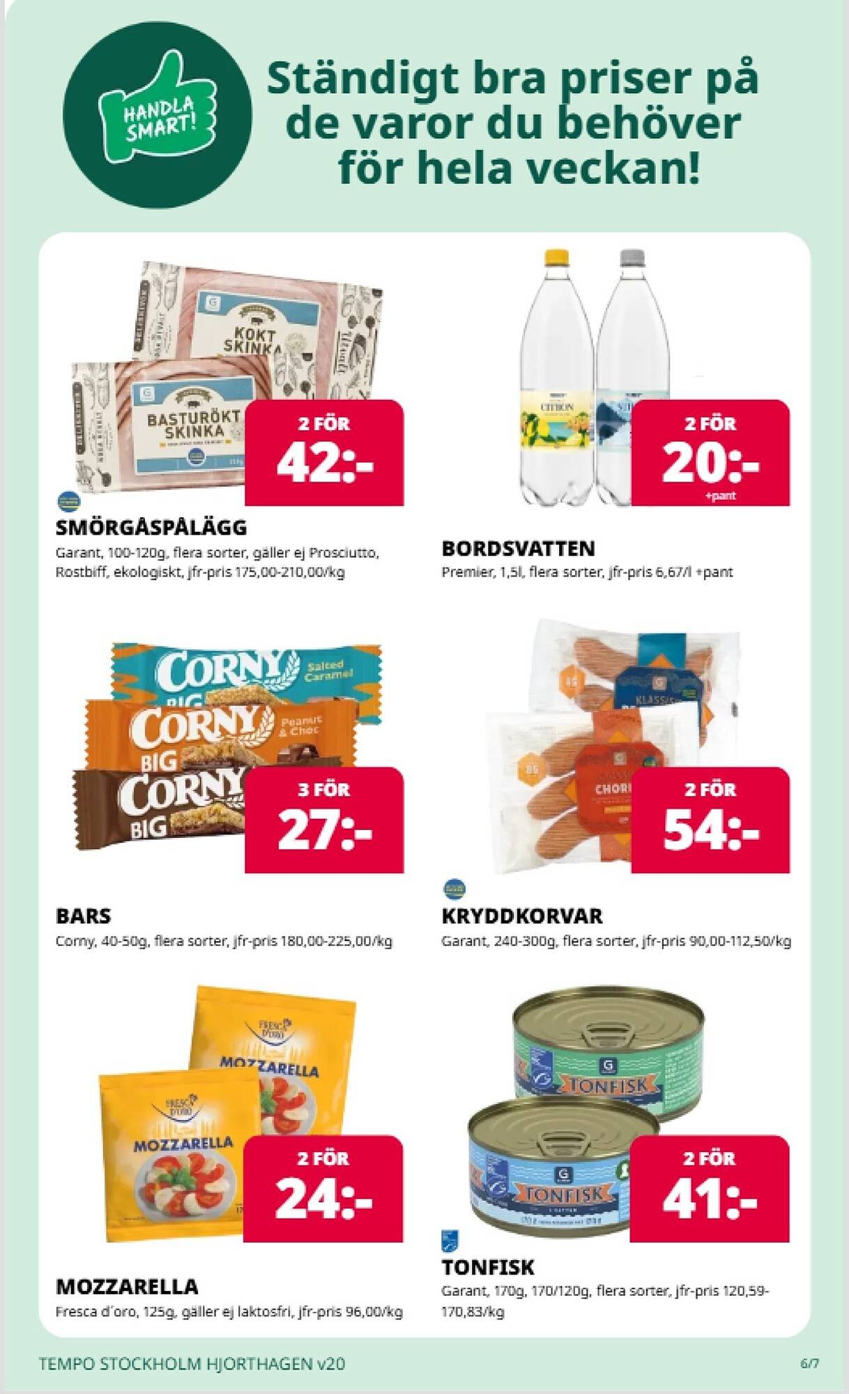 Tempo reklamblad