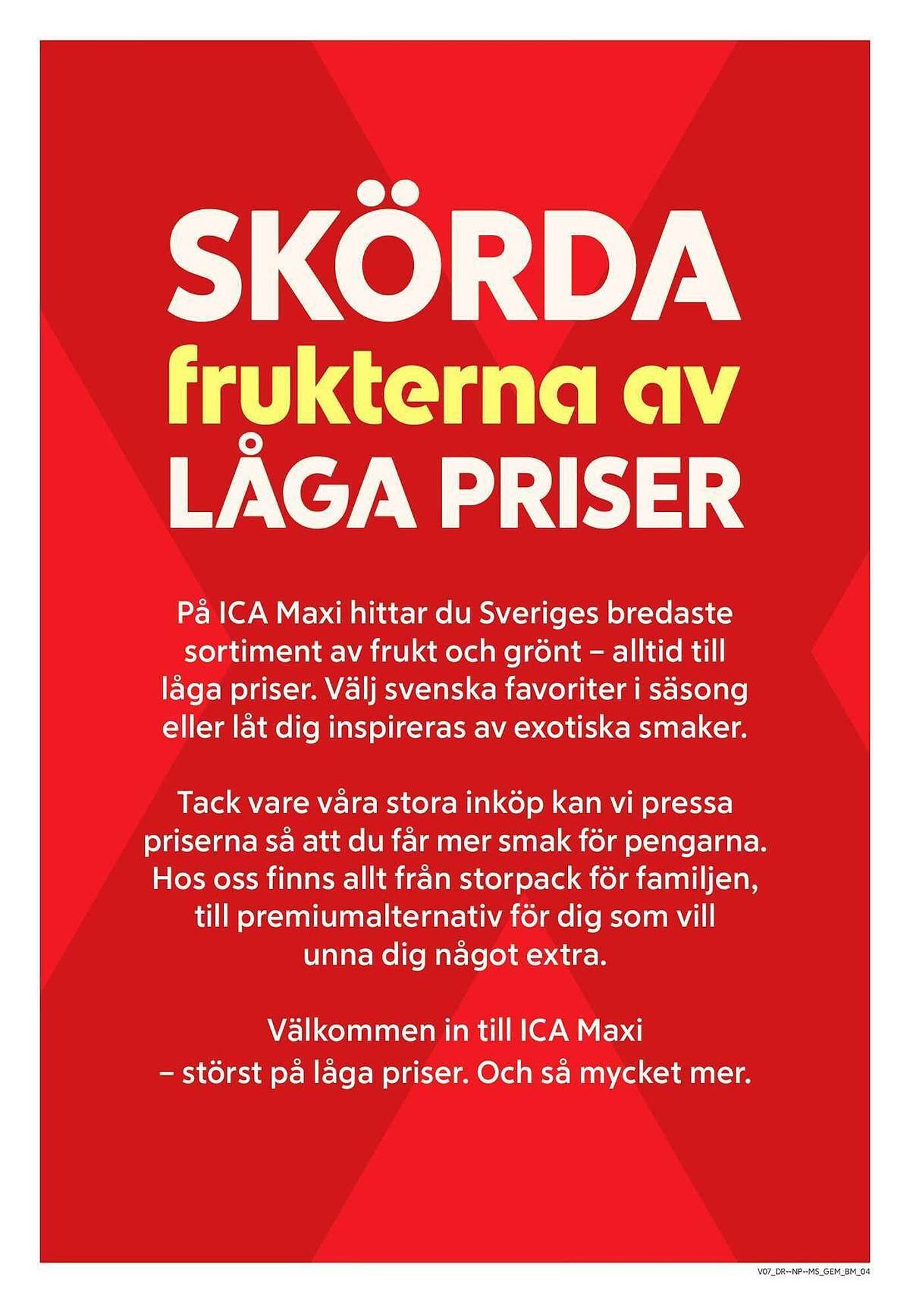 ICA Maxi reklamblad