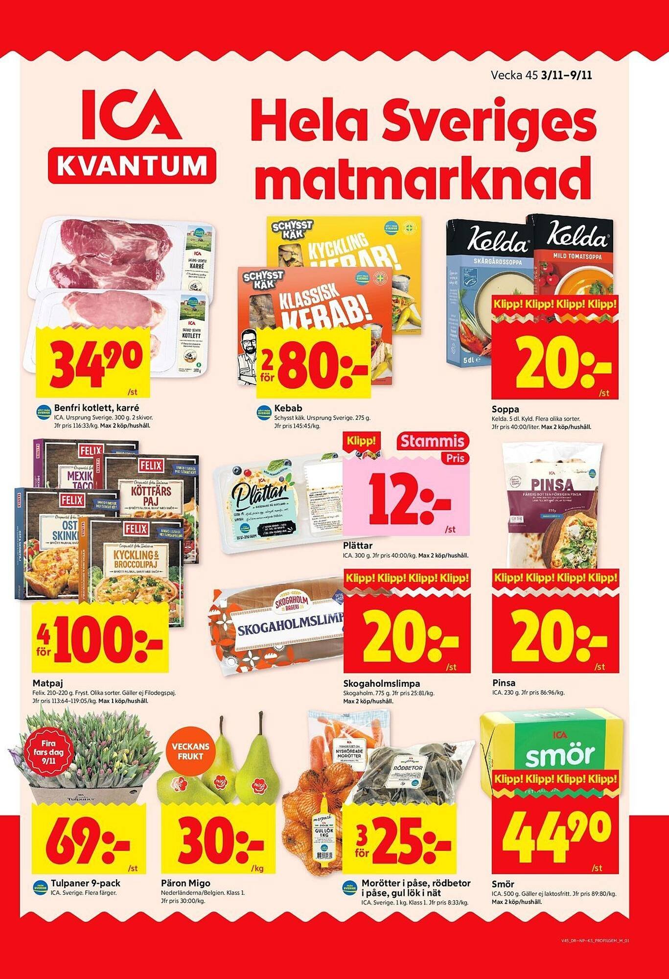 ICA Kvantum reklamblad (2025-11-03 - 2025-11-09)