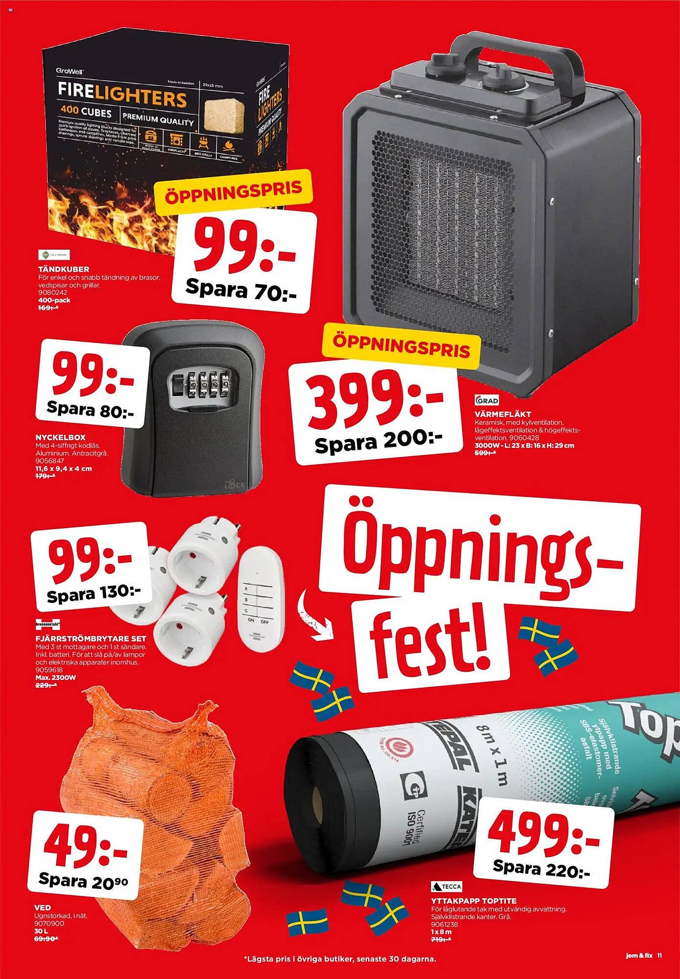 Jem&amp;Fix reklamblad