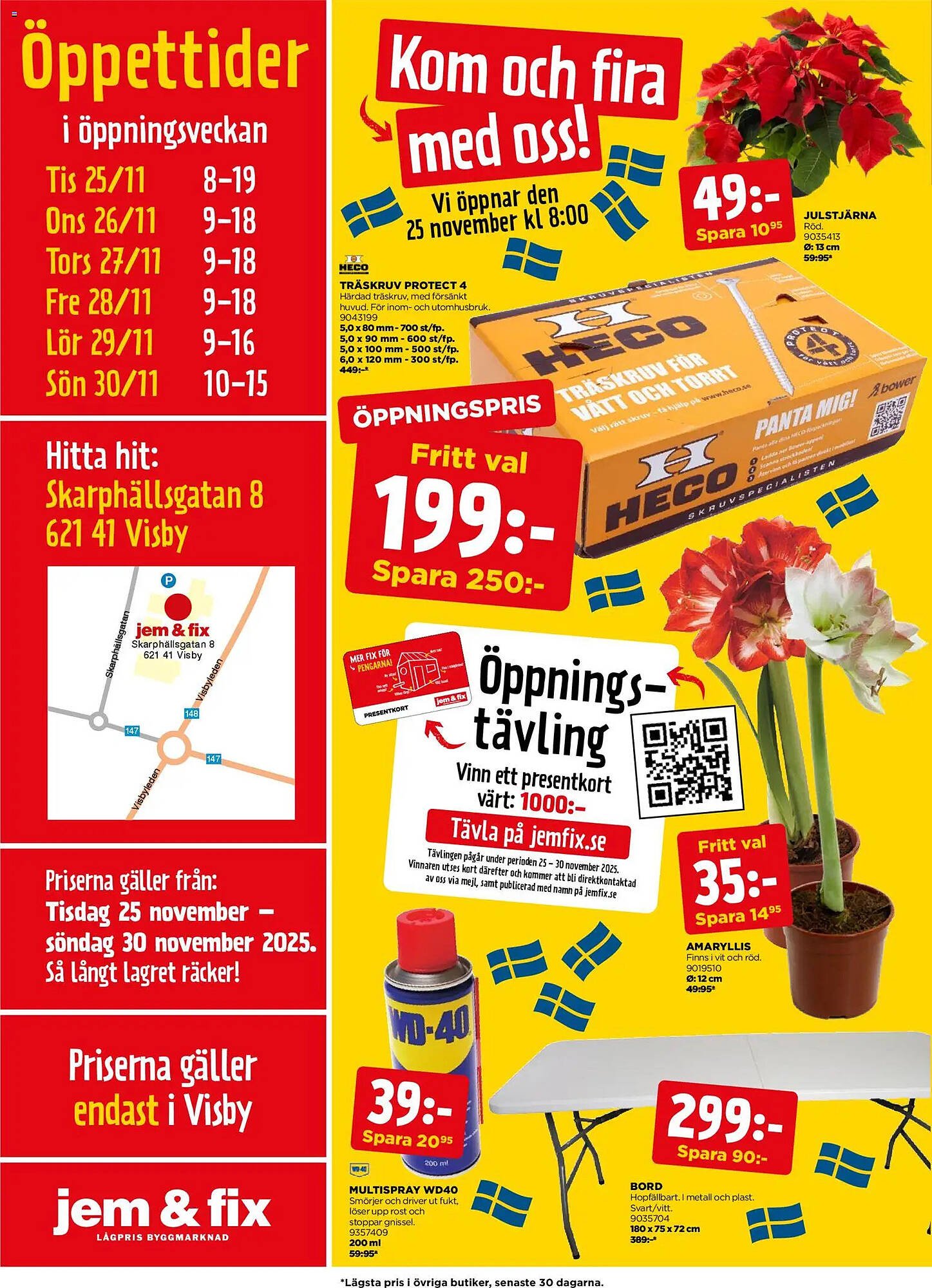 Jem&amp;Fix reklamblad