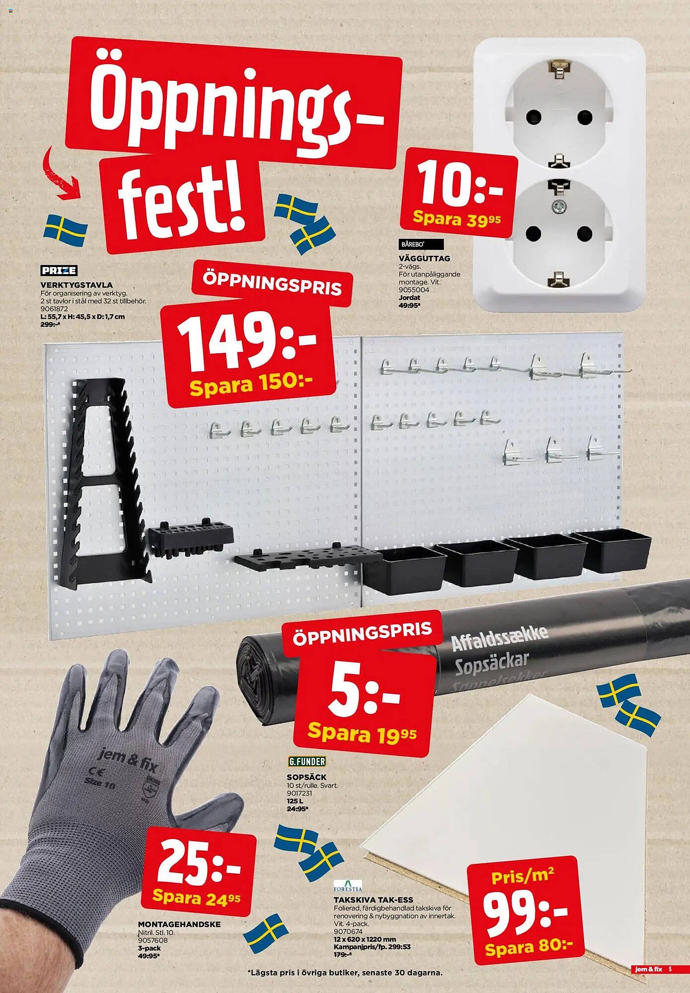 Jem&amp;Fix reklamblad