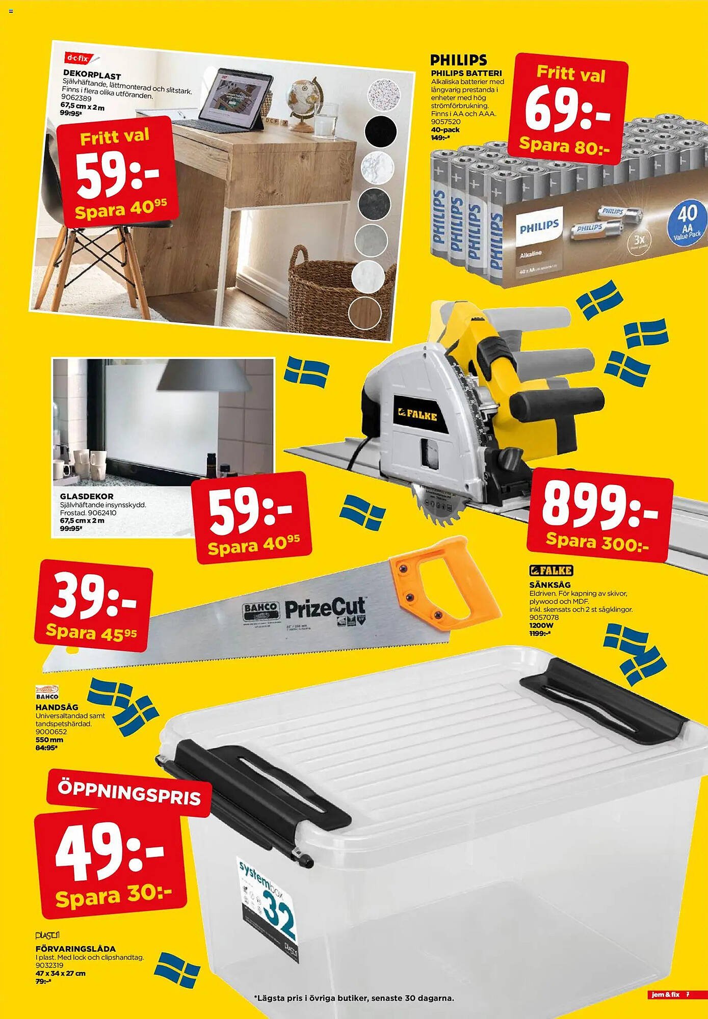 Jem&amp;Fix reklamblad