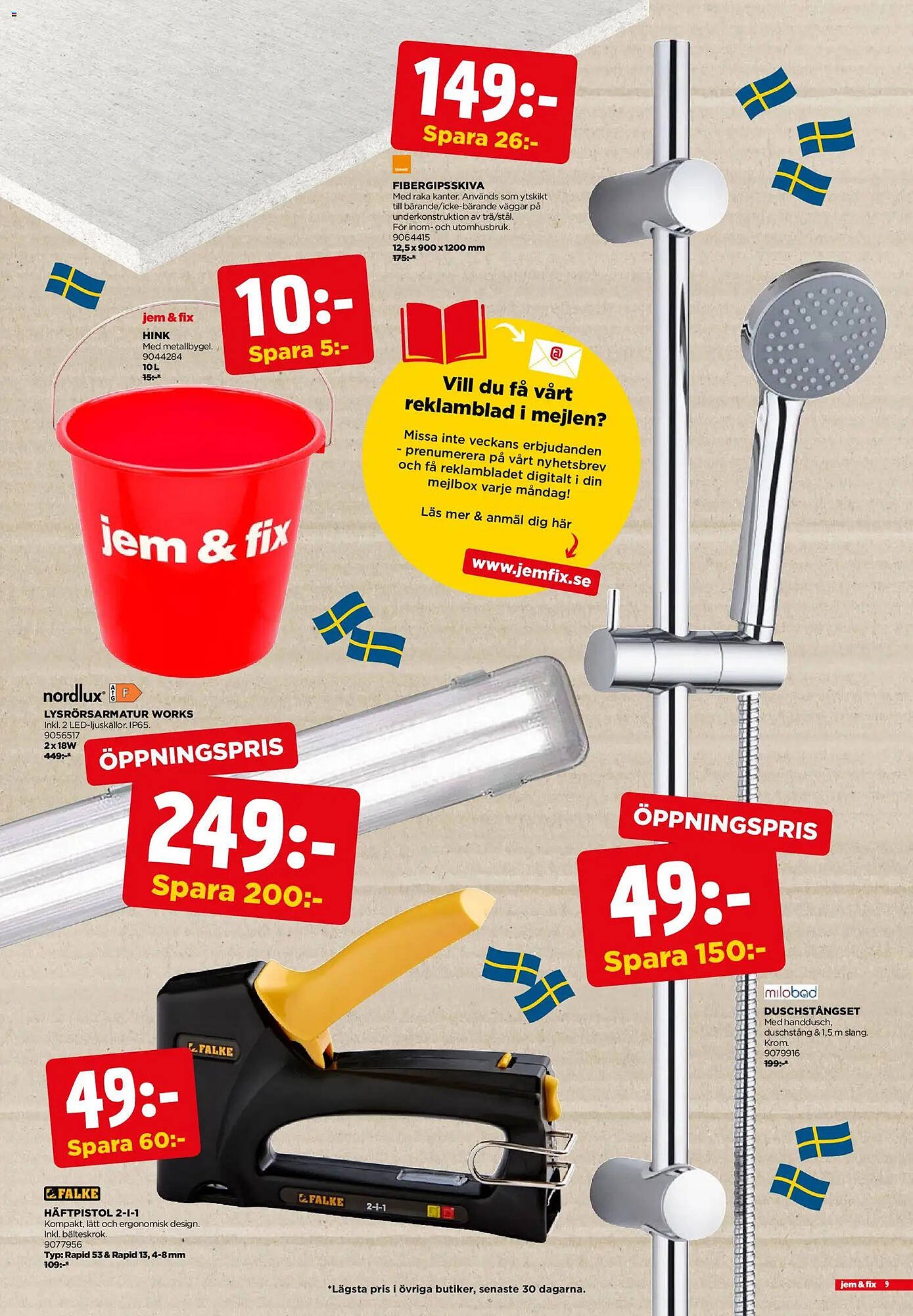 Jem&amp;Fix reklamblad