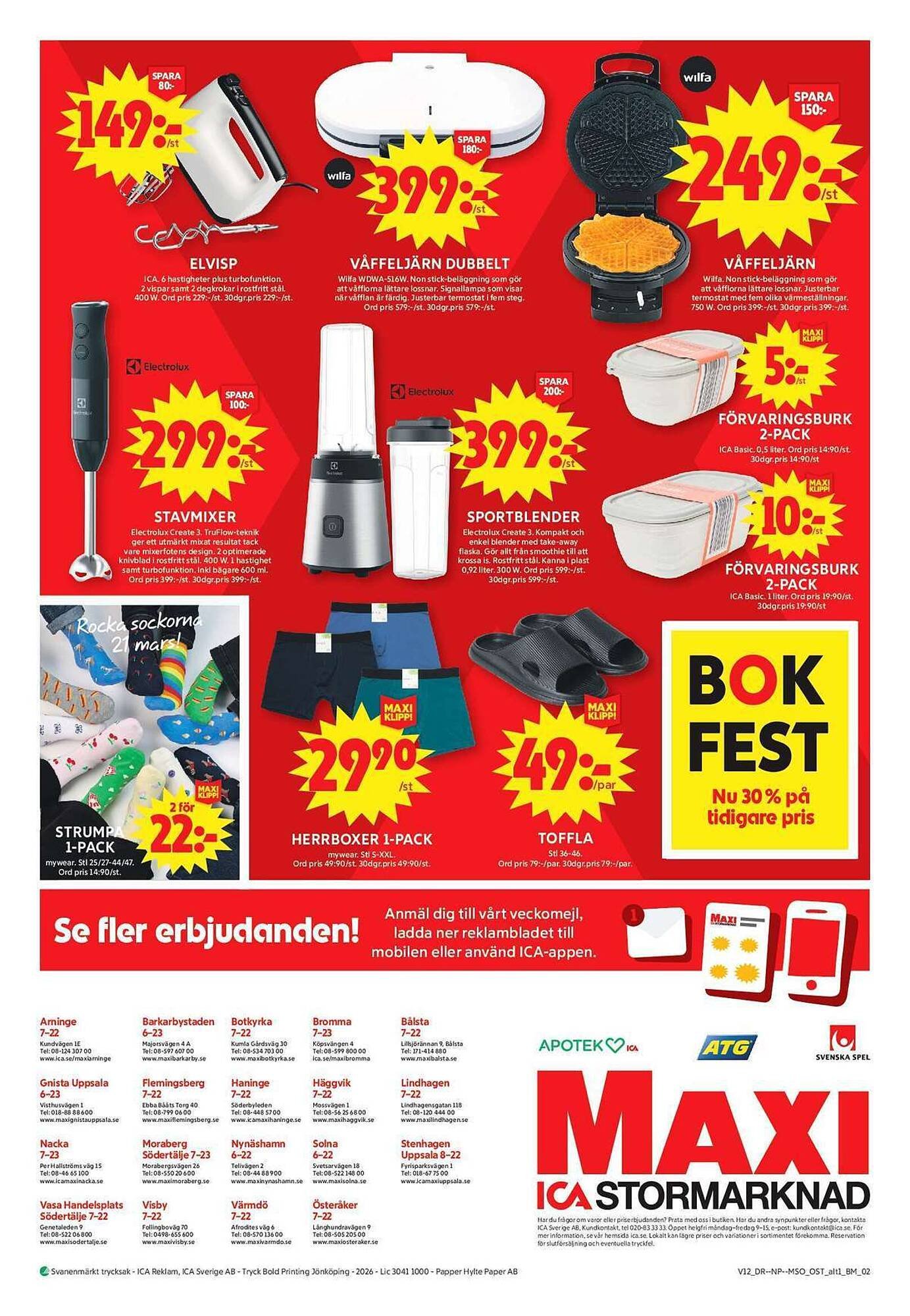 ICA Maxi reklamblad