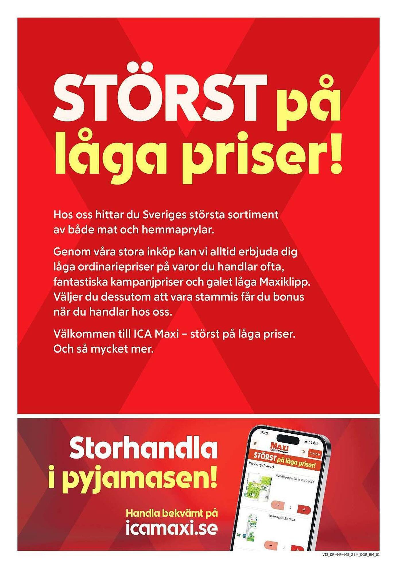 ICA Maxi reklamblad