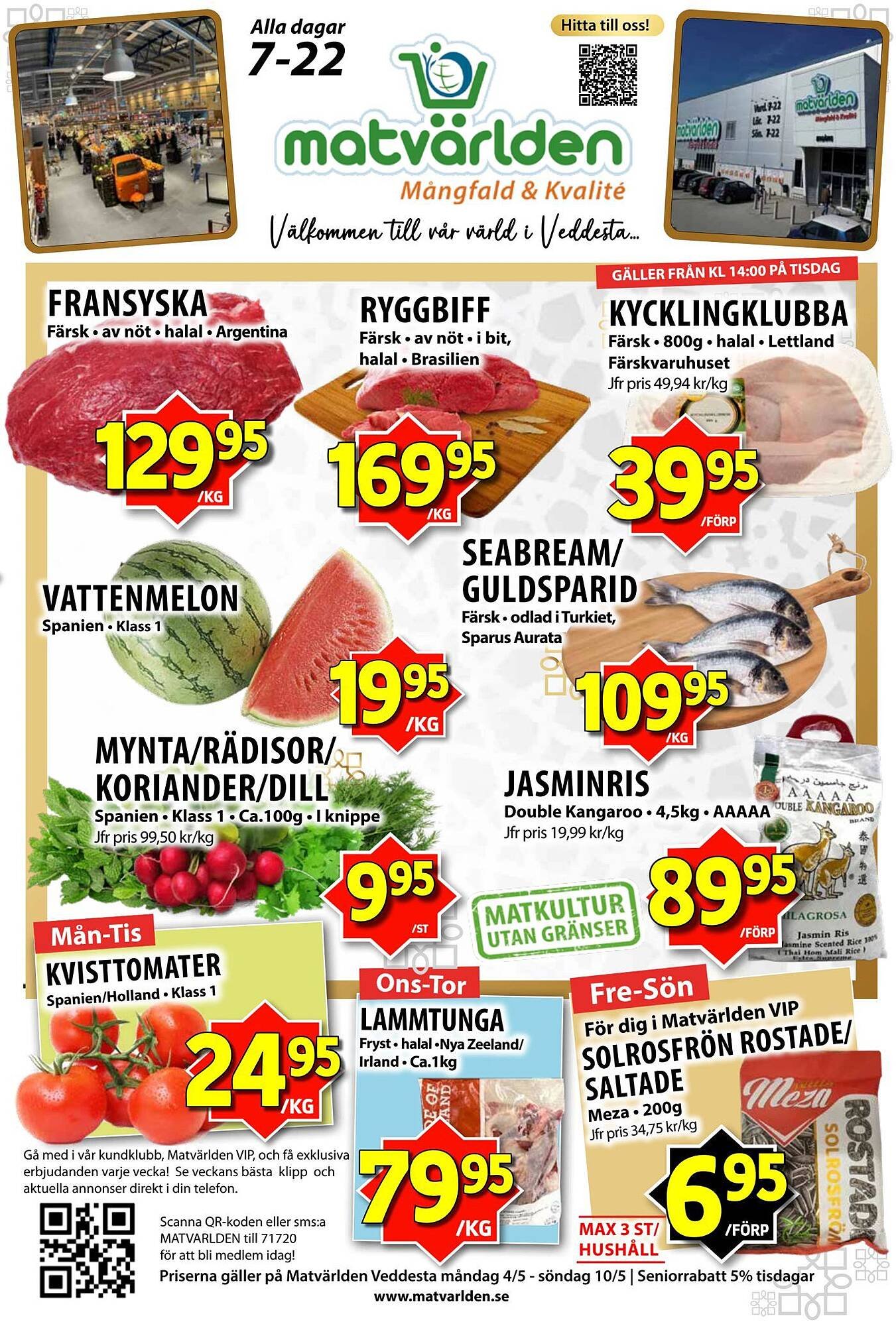 Matvärlden Tensta reklamblad