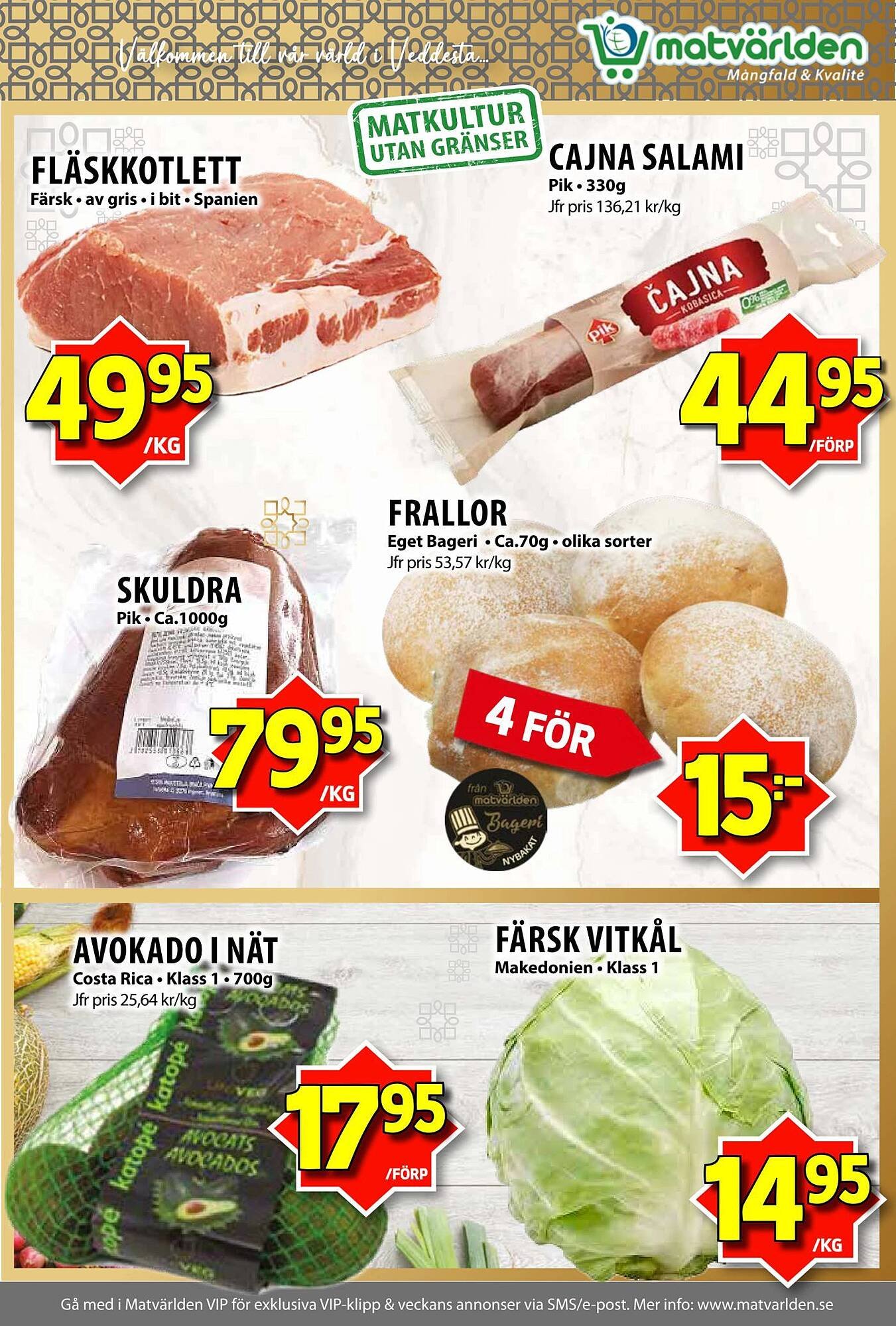 Matvärlden Tensta reklamblad