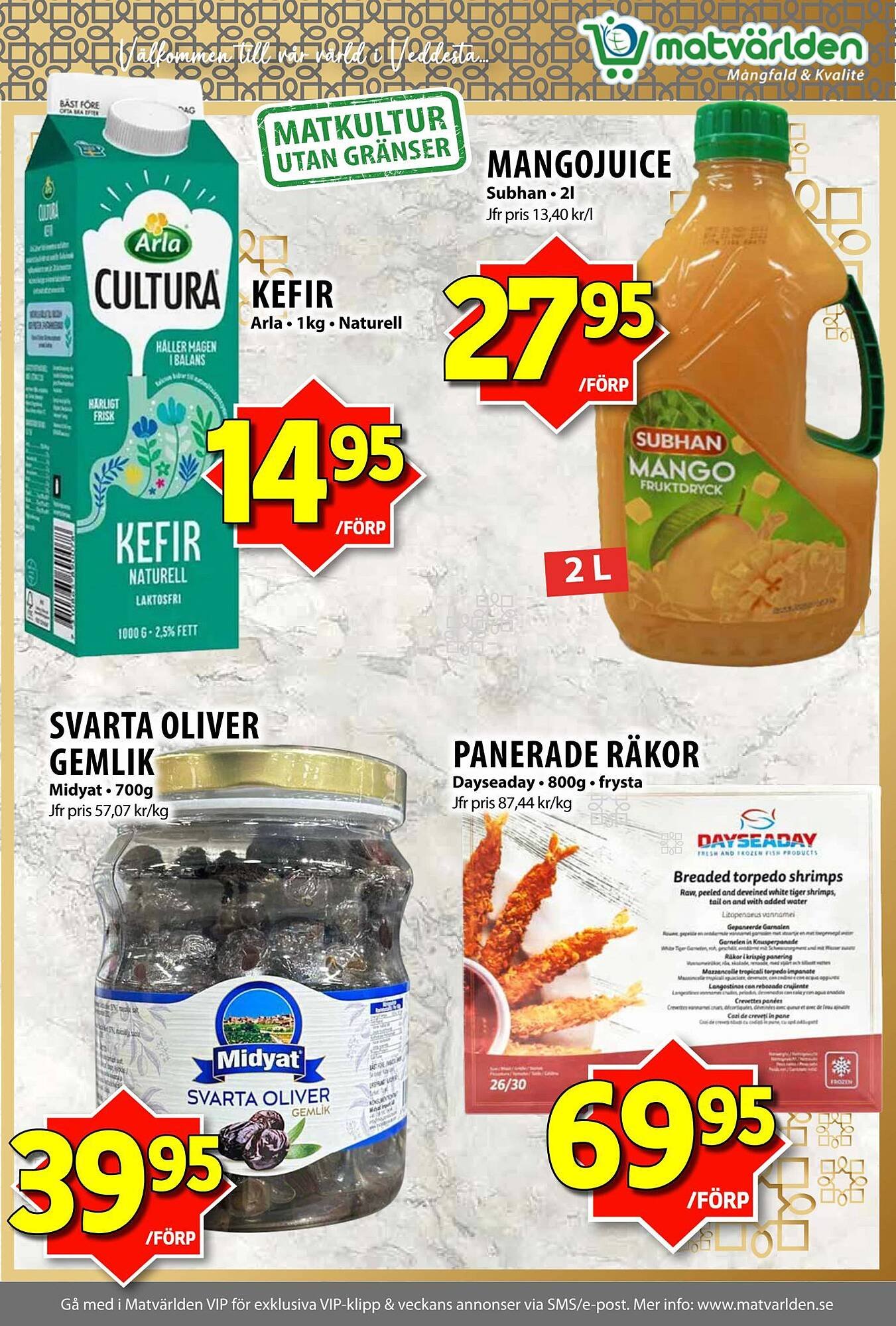 Matvärlden Tensta reklamblad