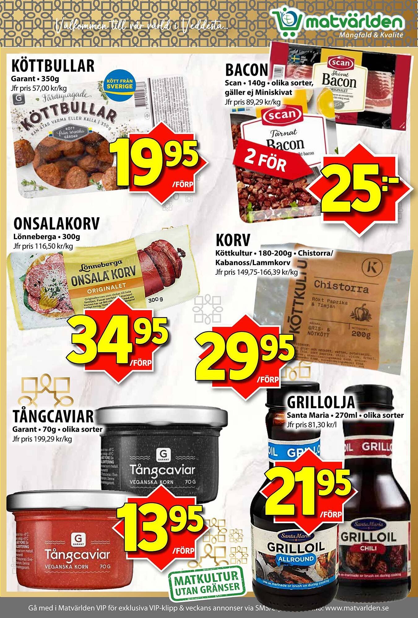 Matvärlden Tensta reklamblad