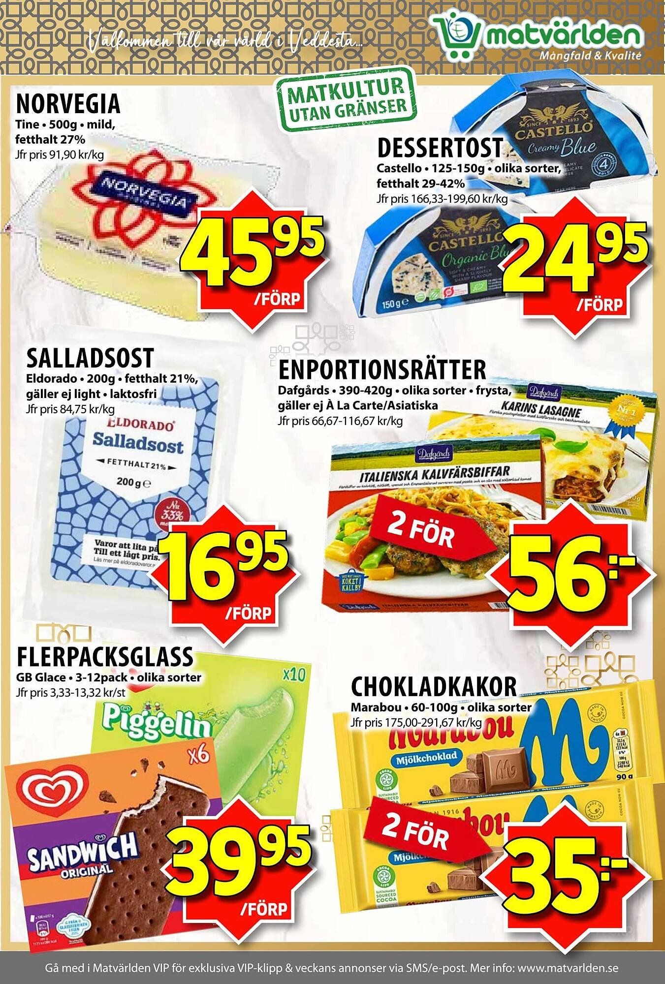 Matvärlden Tensta reklamblad