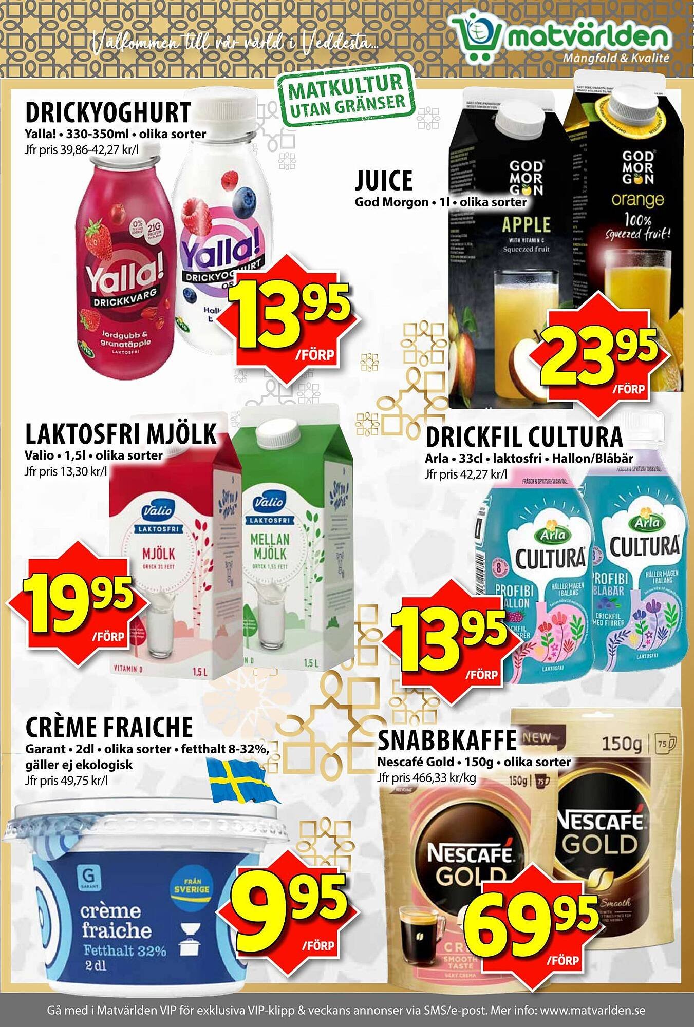 Matvärlden Tensta reklamblad