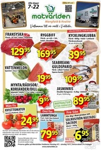 Matvärlden Tensta reklamblad