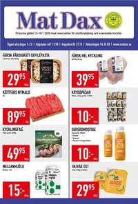 Matdax reklamblad