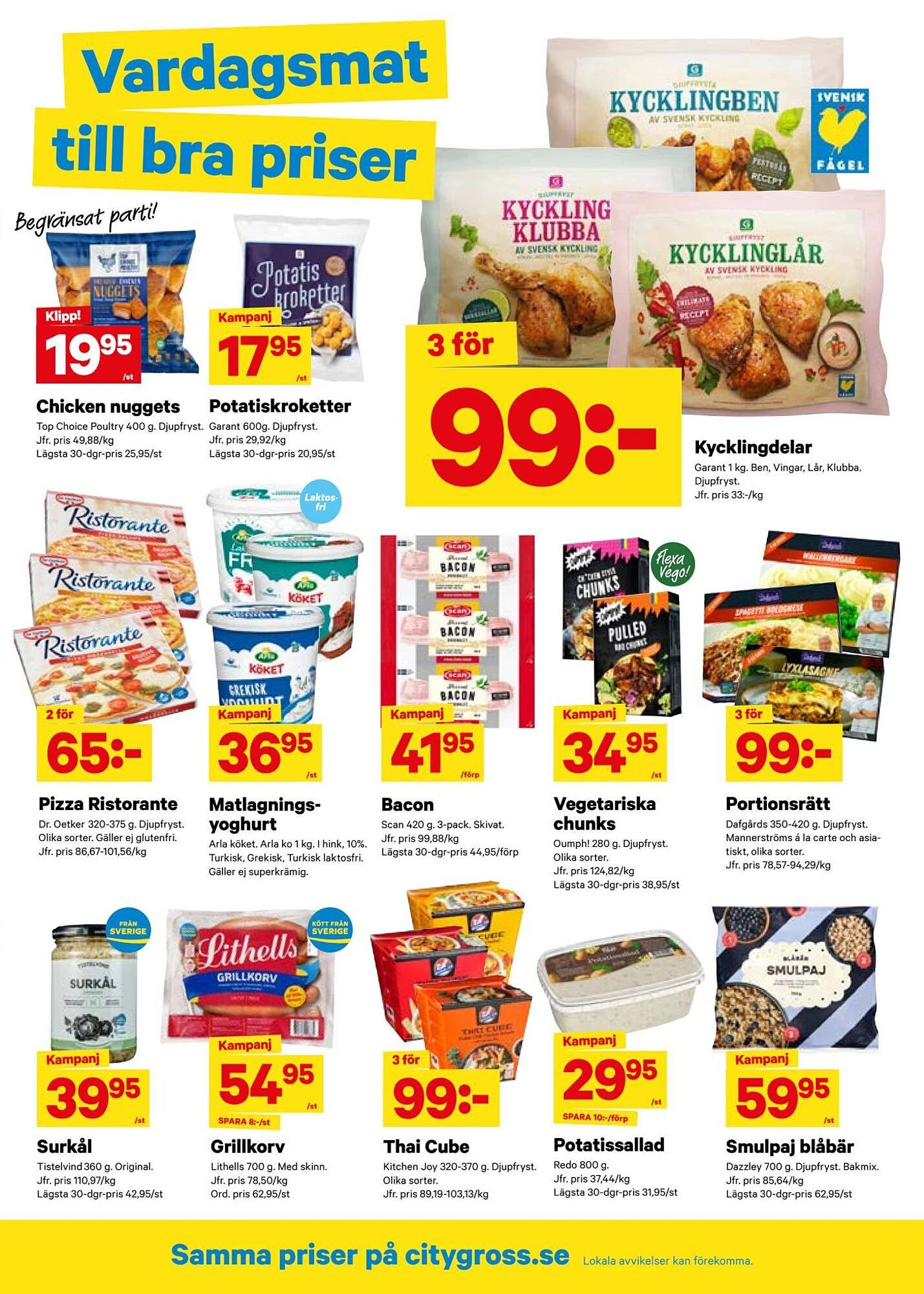 City Gross reklamblad (2025-10-06 - 2025-10-12)