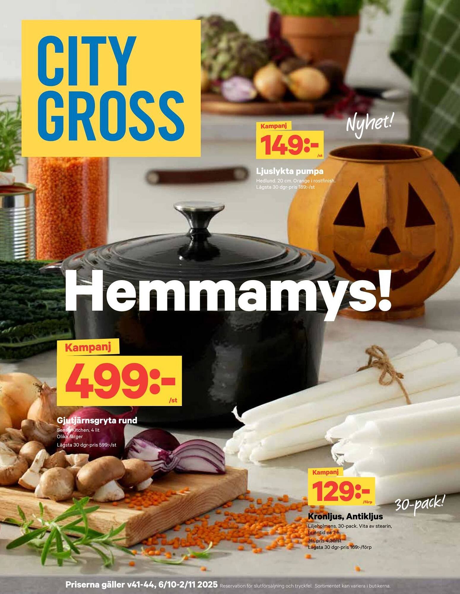 City Gross reklamblad (2025-10-06 - 2025-10-12)