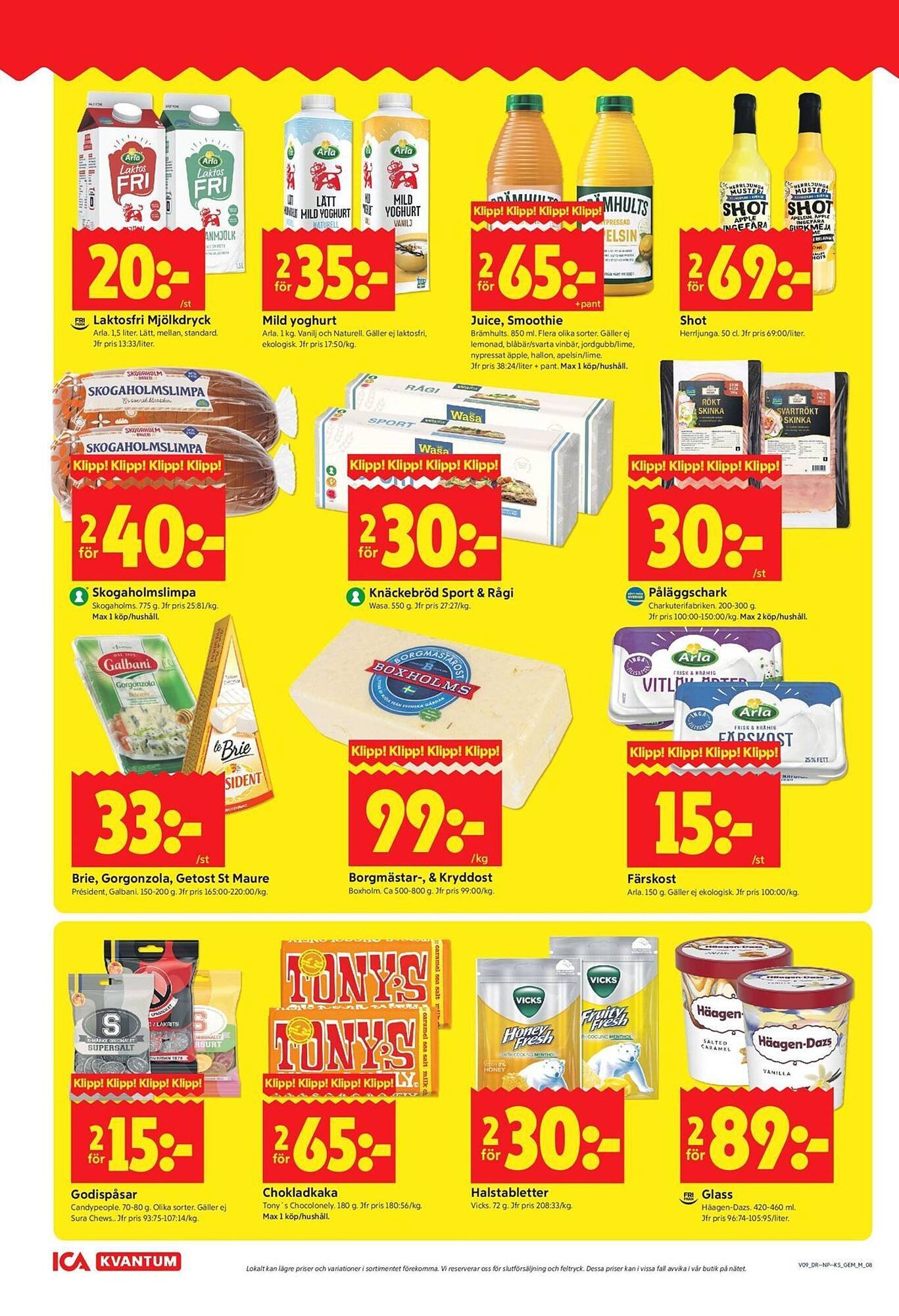 ICA Kvantum reklamblad