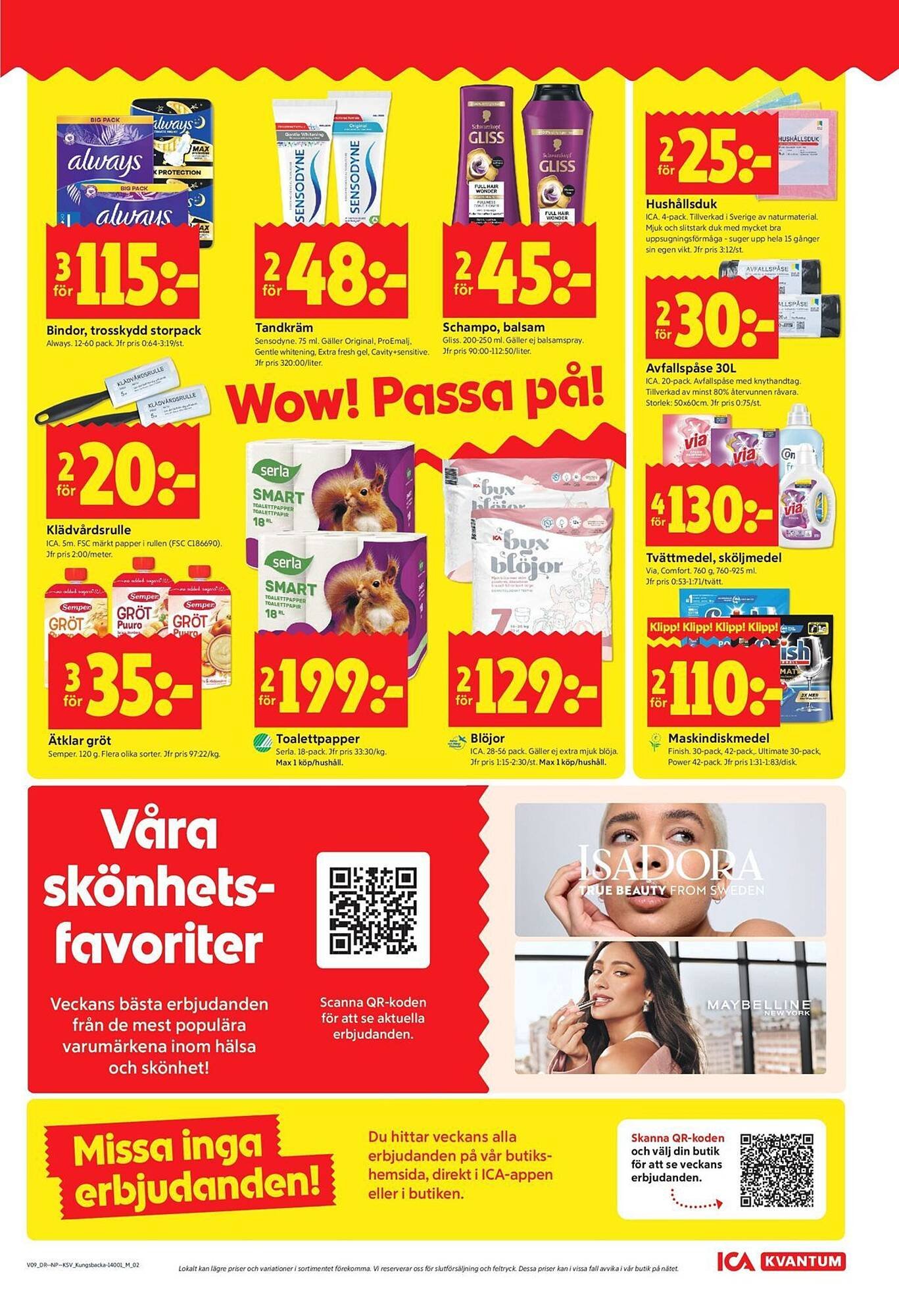 ICA Kvantum reklamblad