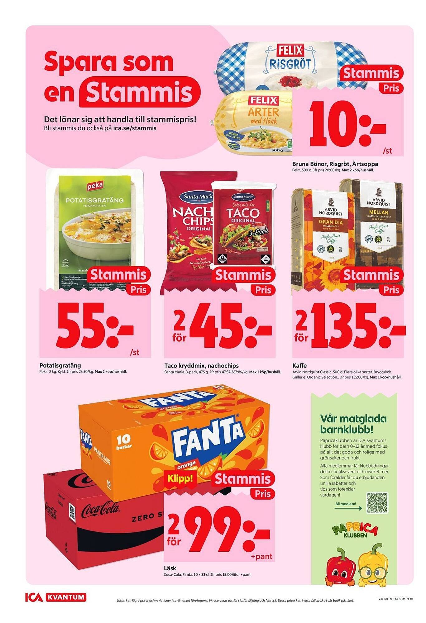 ICA Kvantum reklamblad