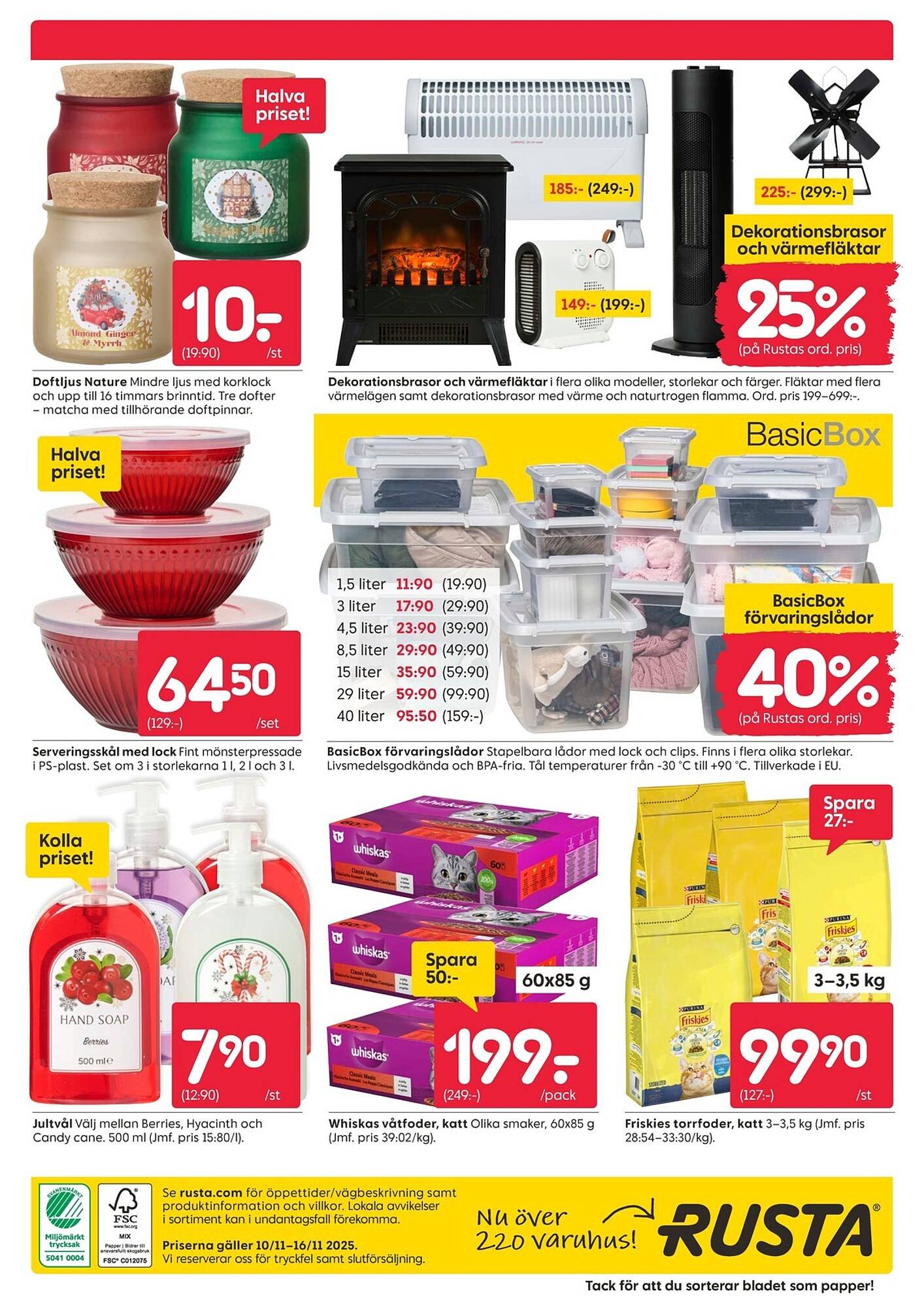 Rusta reklamblad (2025-11-10 - 2025-11-16)