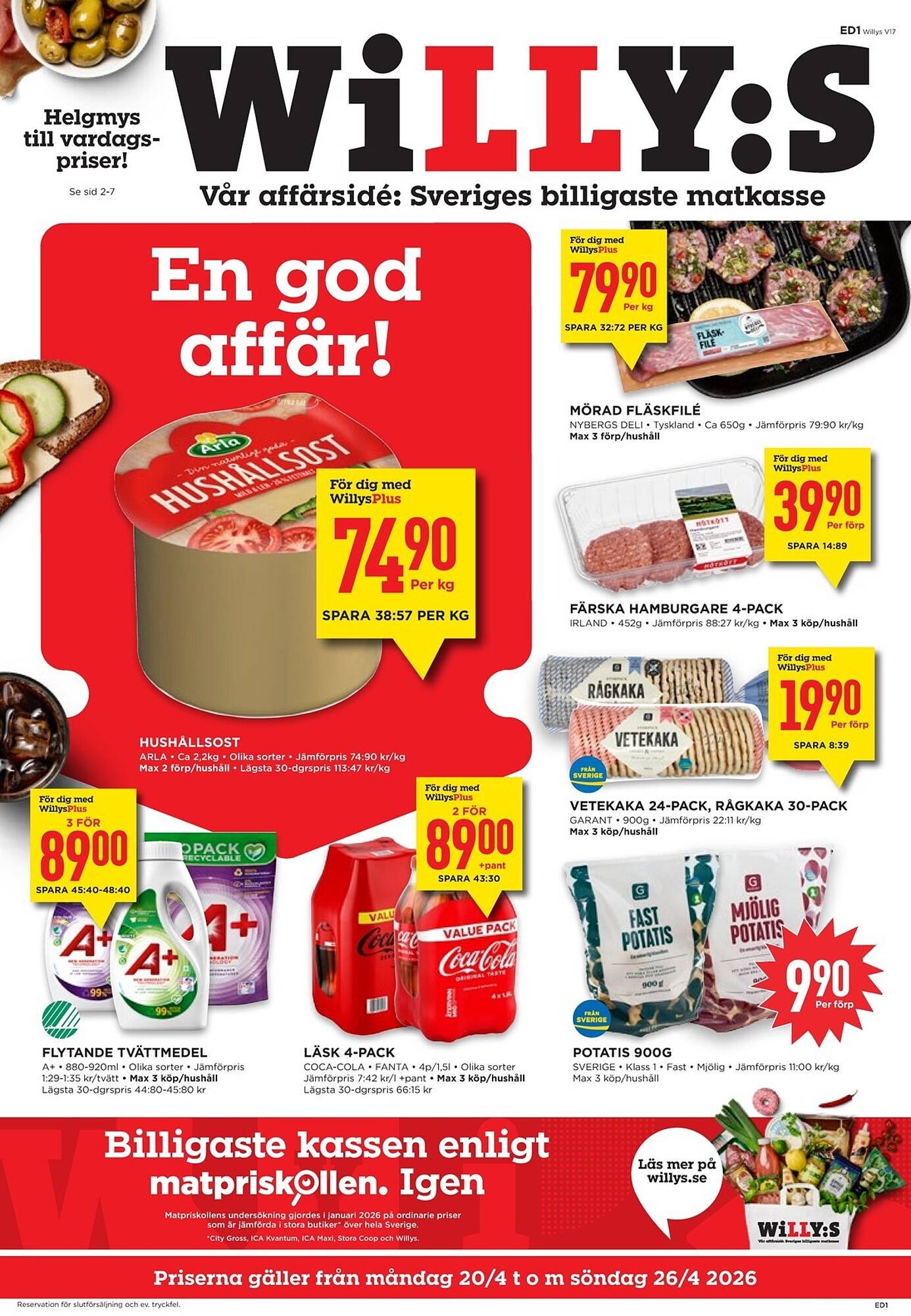 Willys reklamblad (2026-04-20 - 2026-04-26)