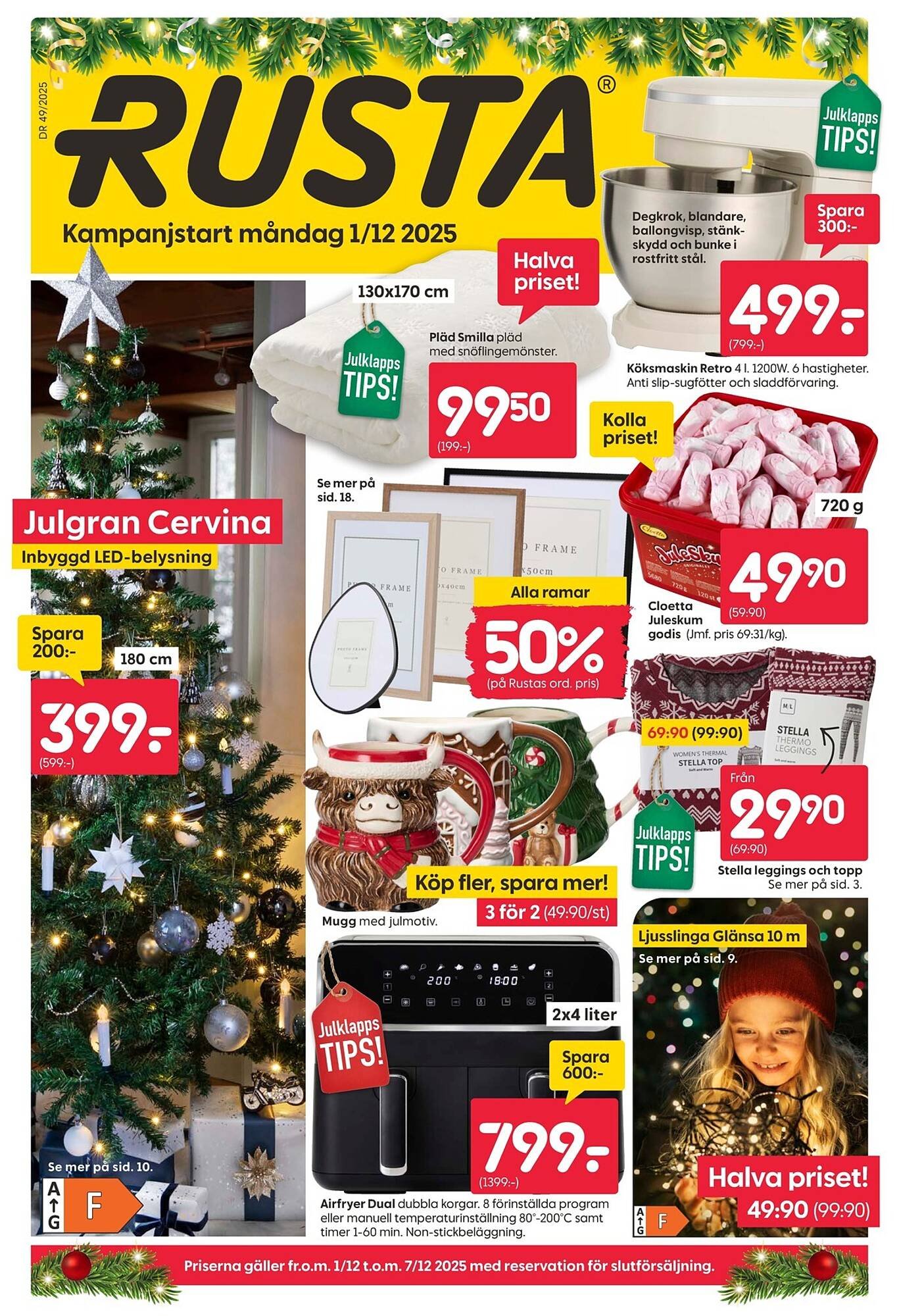 Rusta reklamblad (2025-12-01 - 2025-12-07)