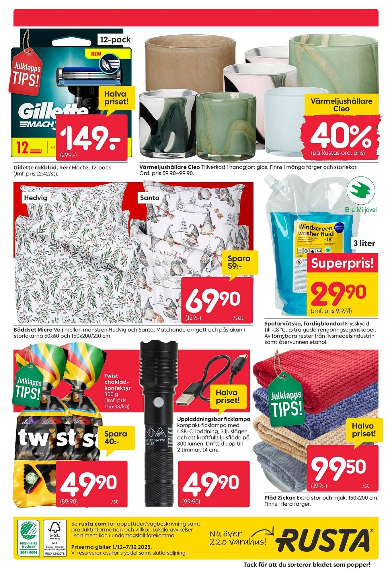 Rusta reklamblad (2025-12-01 - 2025-12-07)