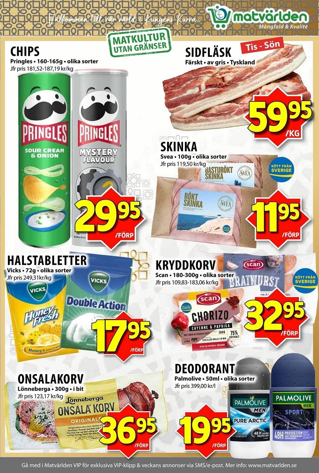 Matvärlden Tensta reklamblad