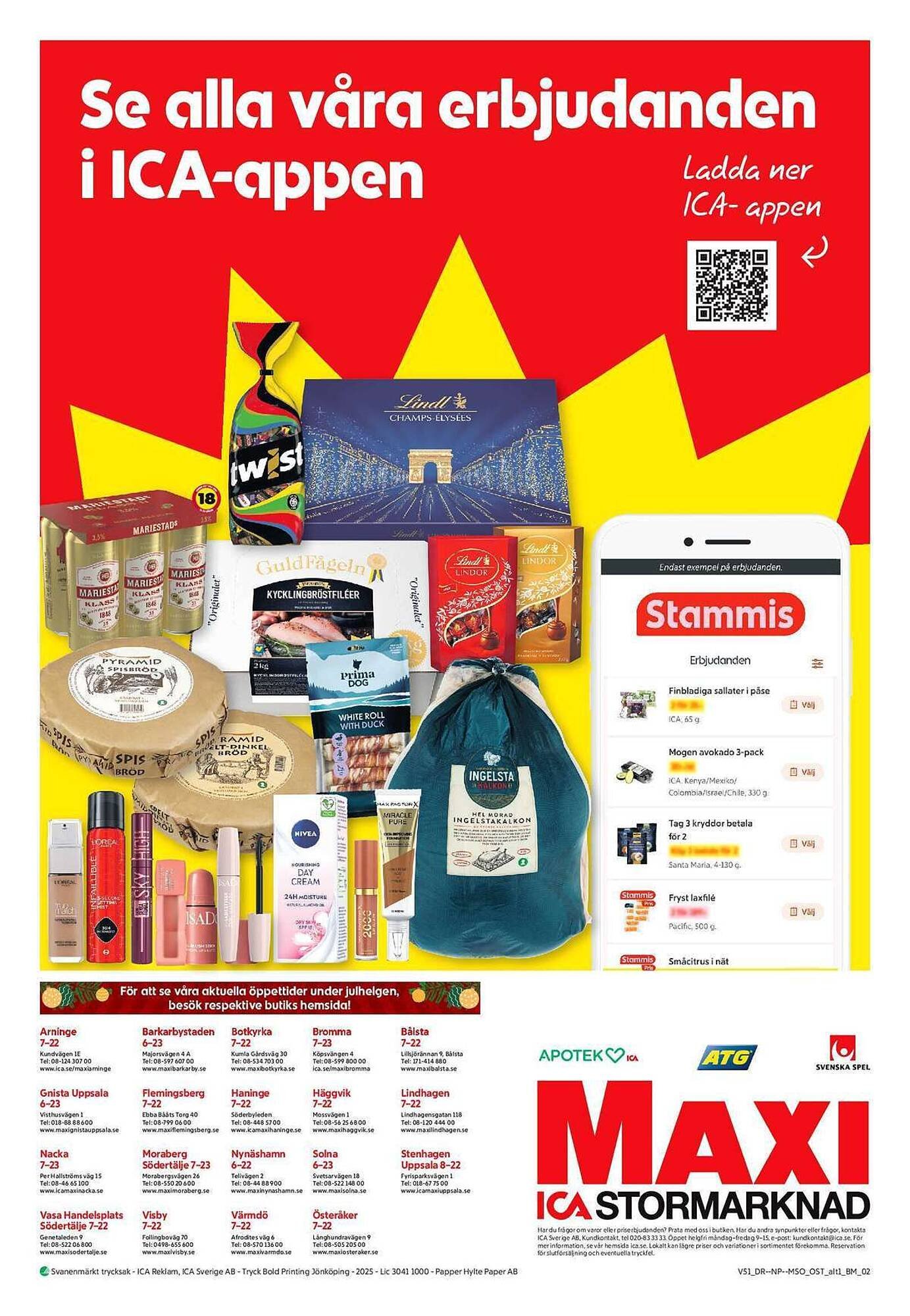 ICA Maxi reklamblad (2025-12-15 - 2025-12-21)